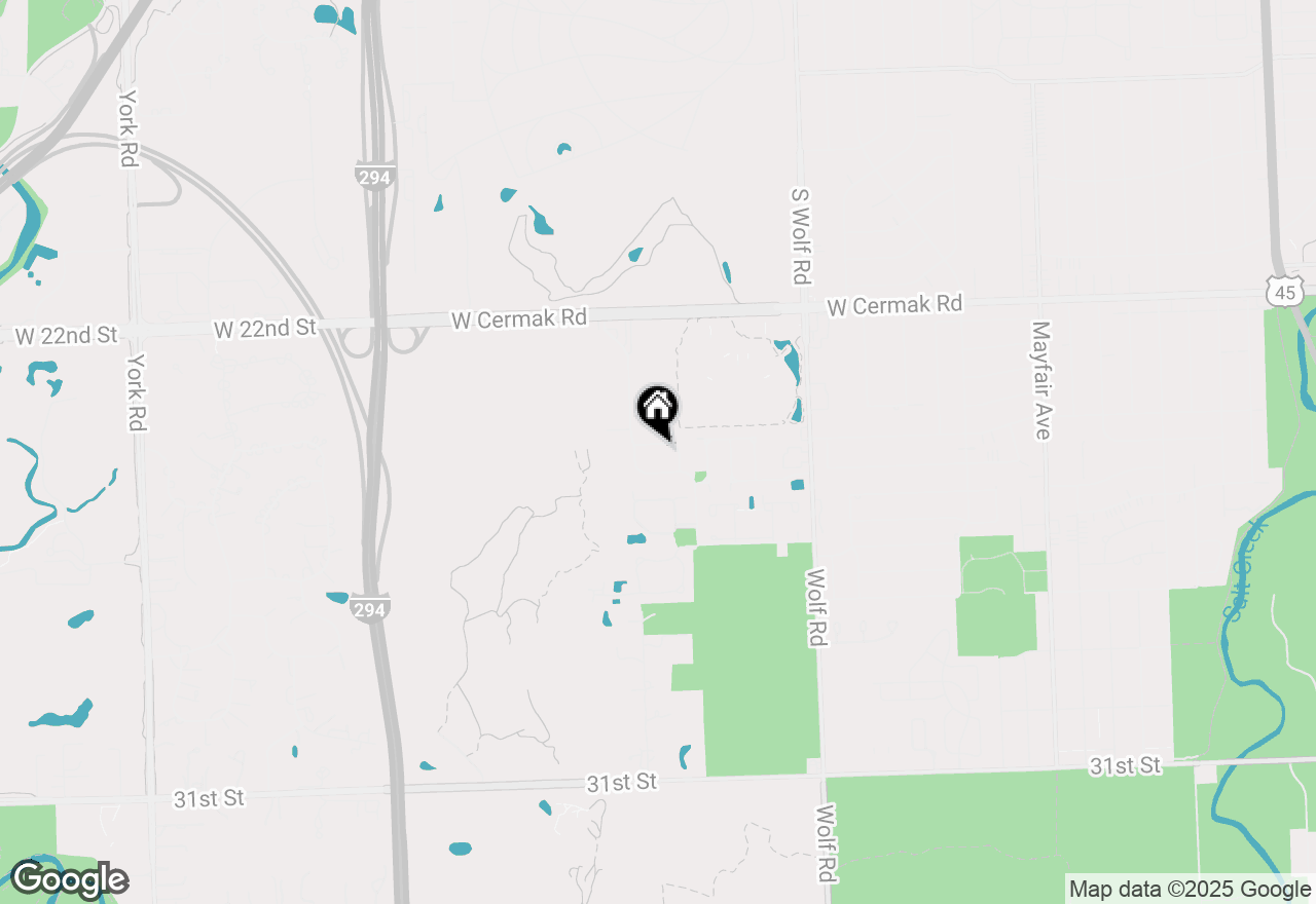 Map of 11449 Prescott Lane, Westchester, IL 60154