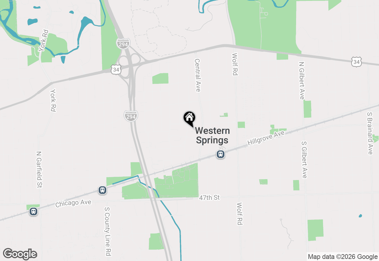 Map of 4317 Prospect Avenue, Western Springs, IL 60558