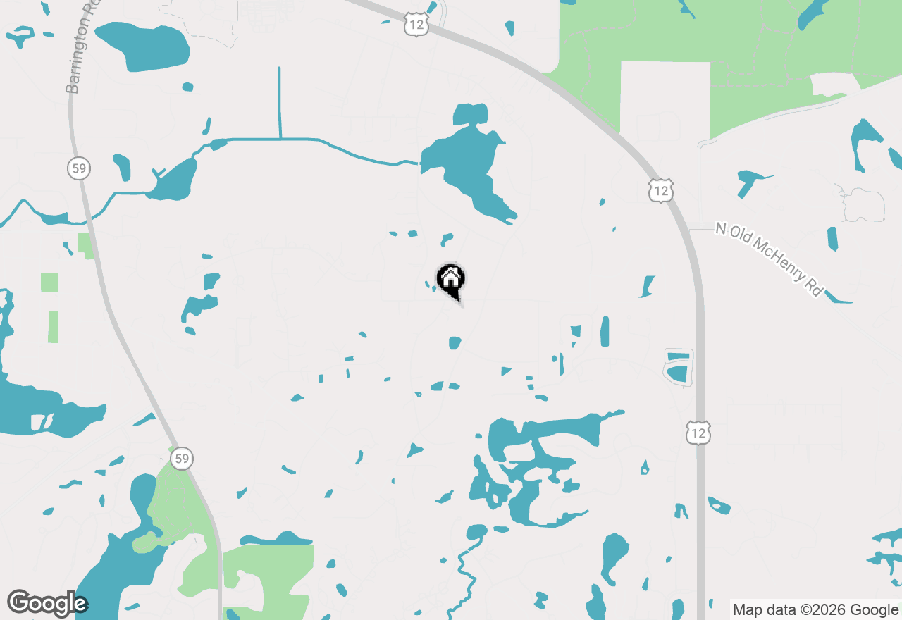 Map of 431 Maplewood Drive, Barrington, IL 60010