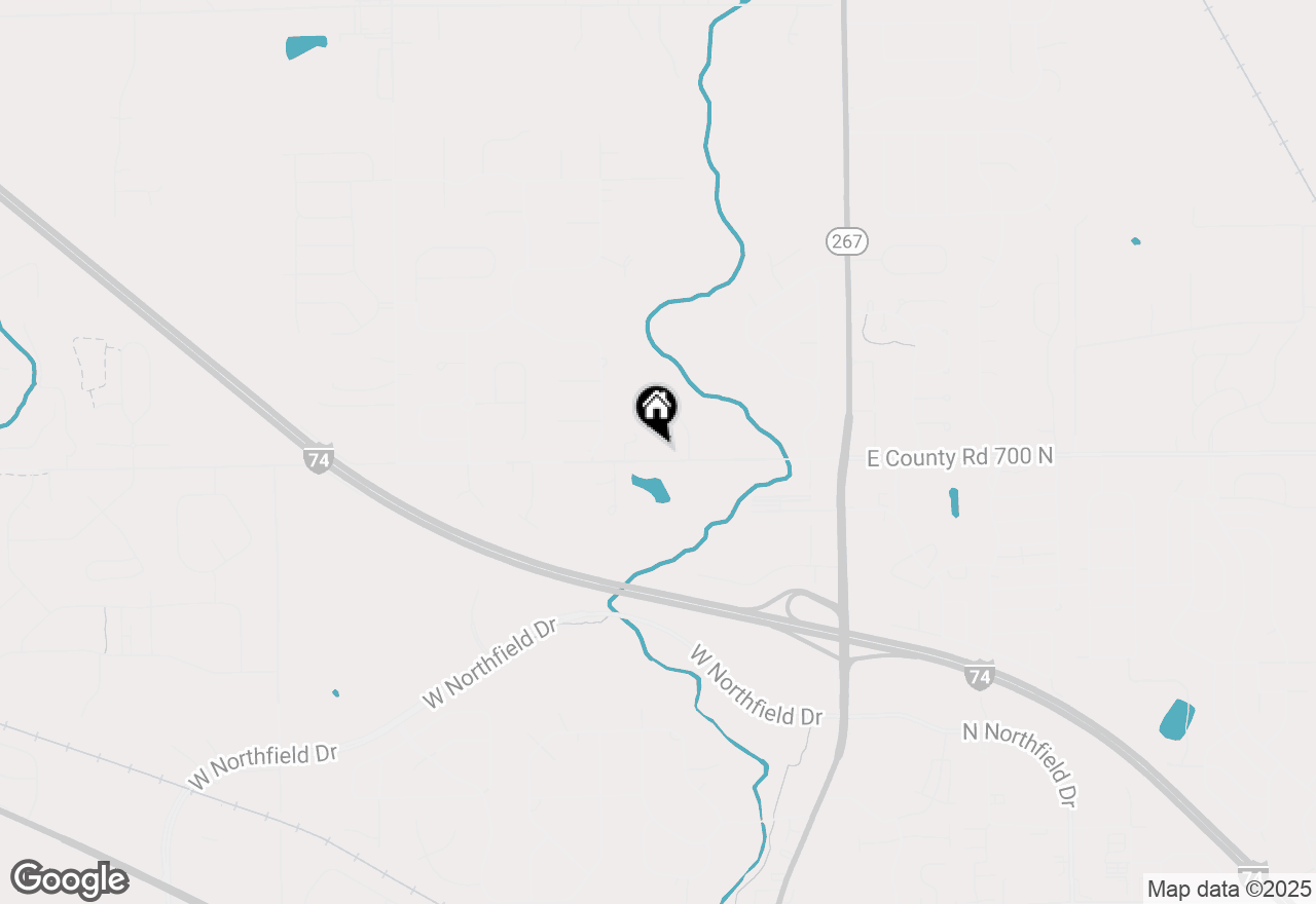 Map of 7080 E County Road 700 North Road N, Brownsburg, IN 46112