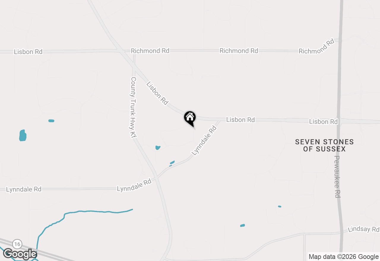 Map of W260N5139 Autumn Trl, Pewaukee, WI 53072