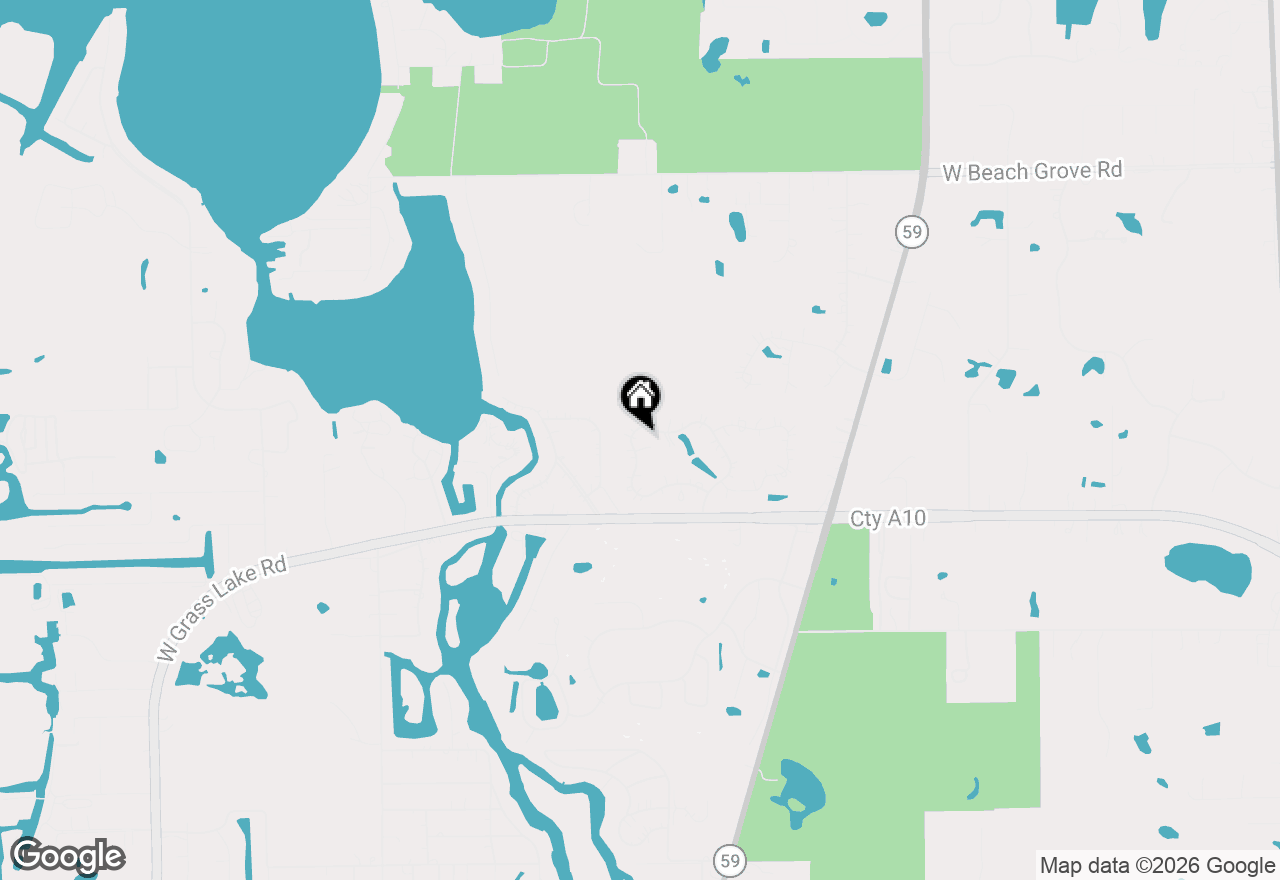 Map of 40498 N Sunset Drive, Antioch, IL 60002
