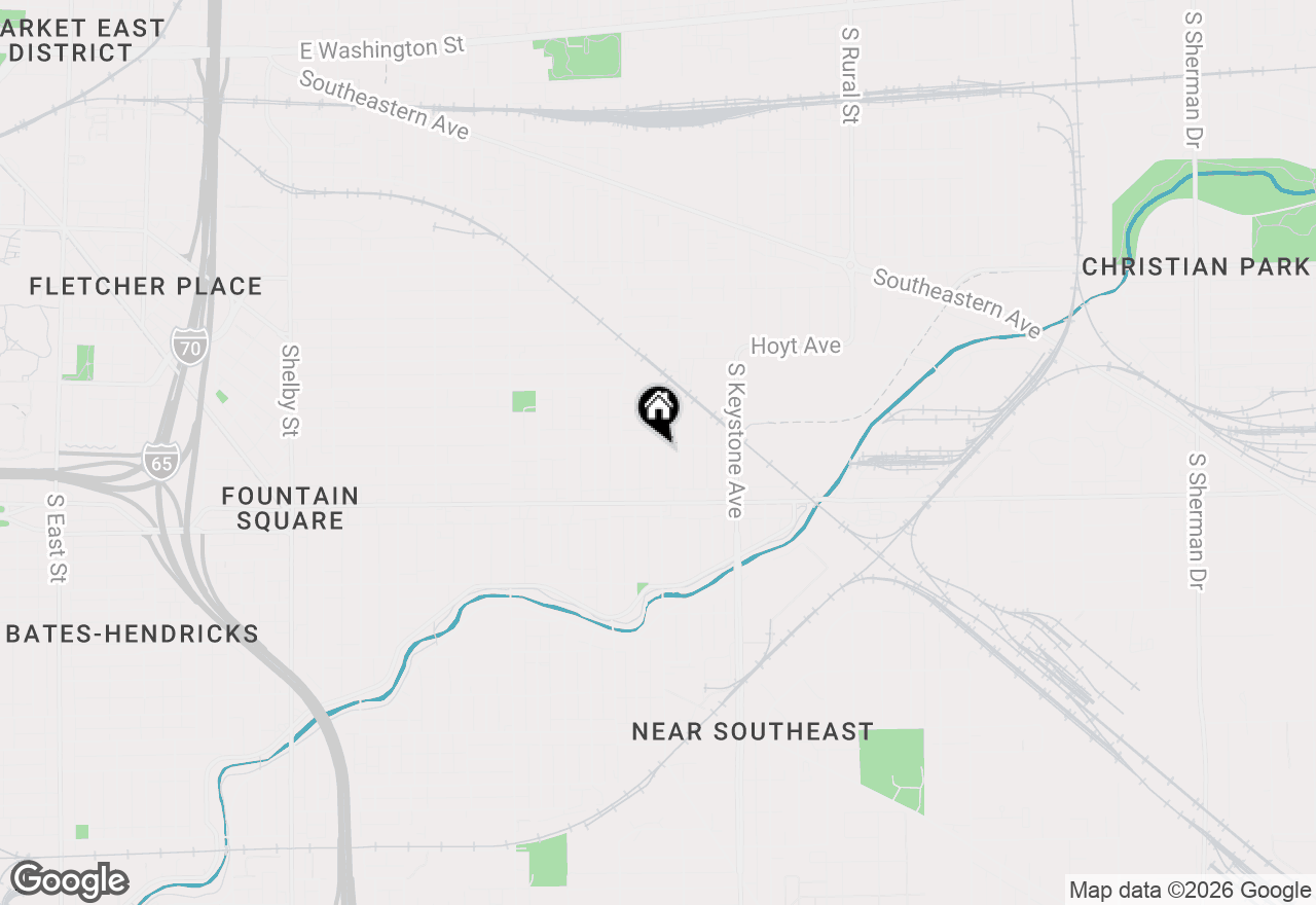 Map of 1005 Churchman Avenue, Indianapolis, IN 46203