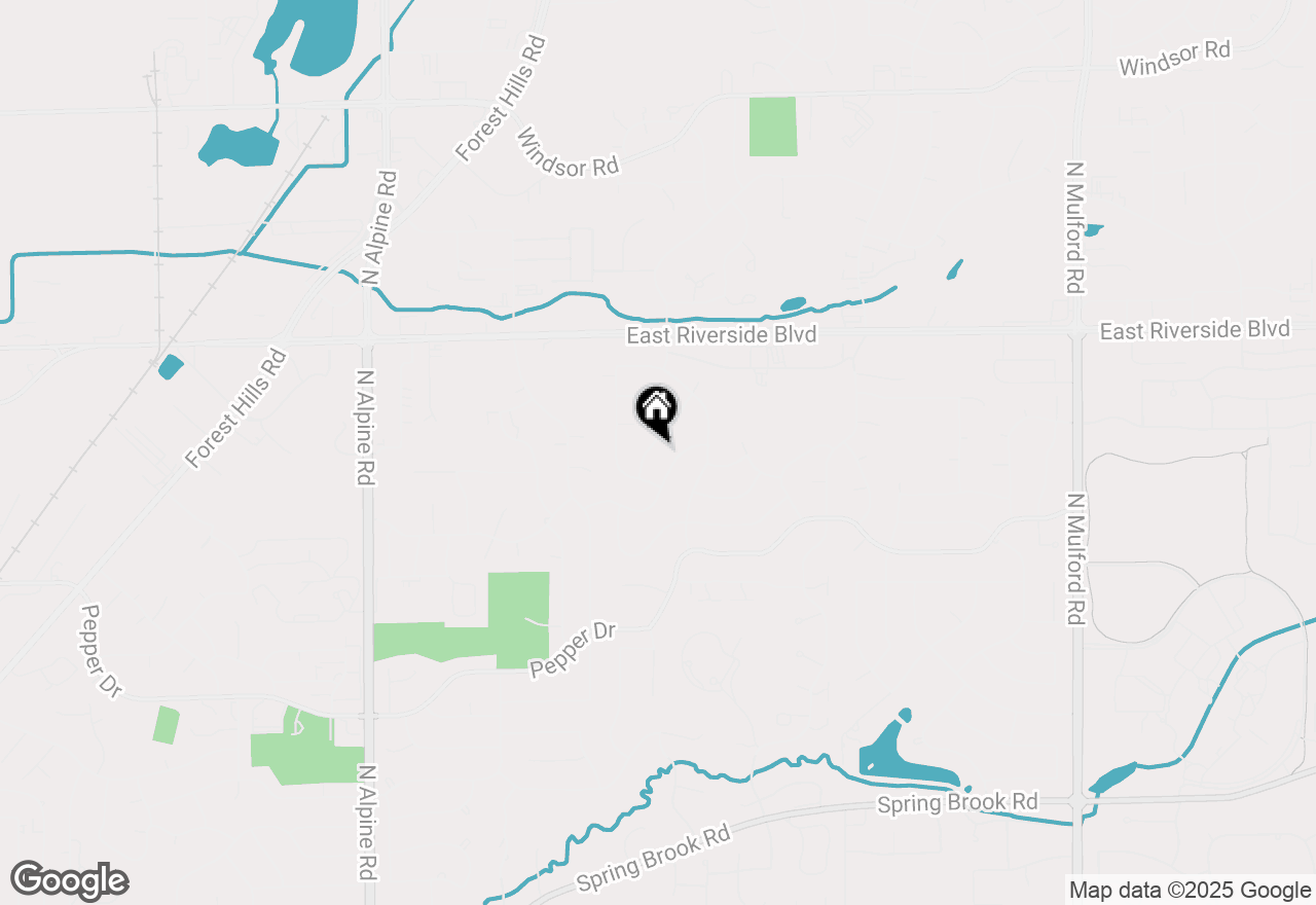 Map of 3801 Mackinaw Trail, Rockford, IL 61114