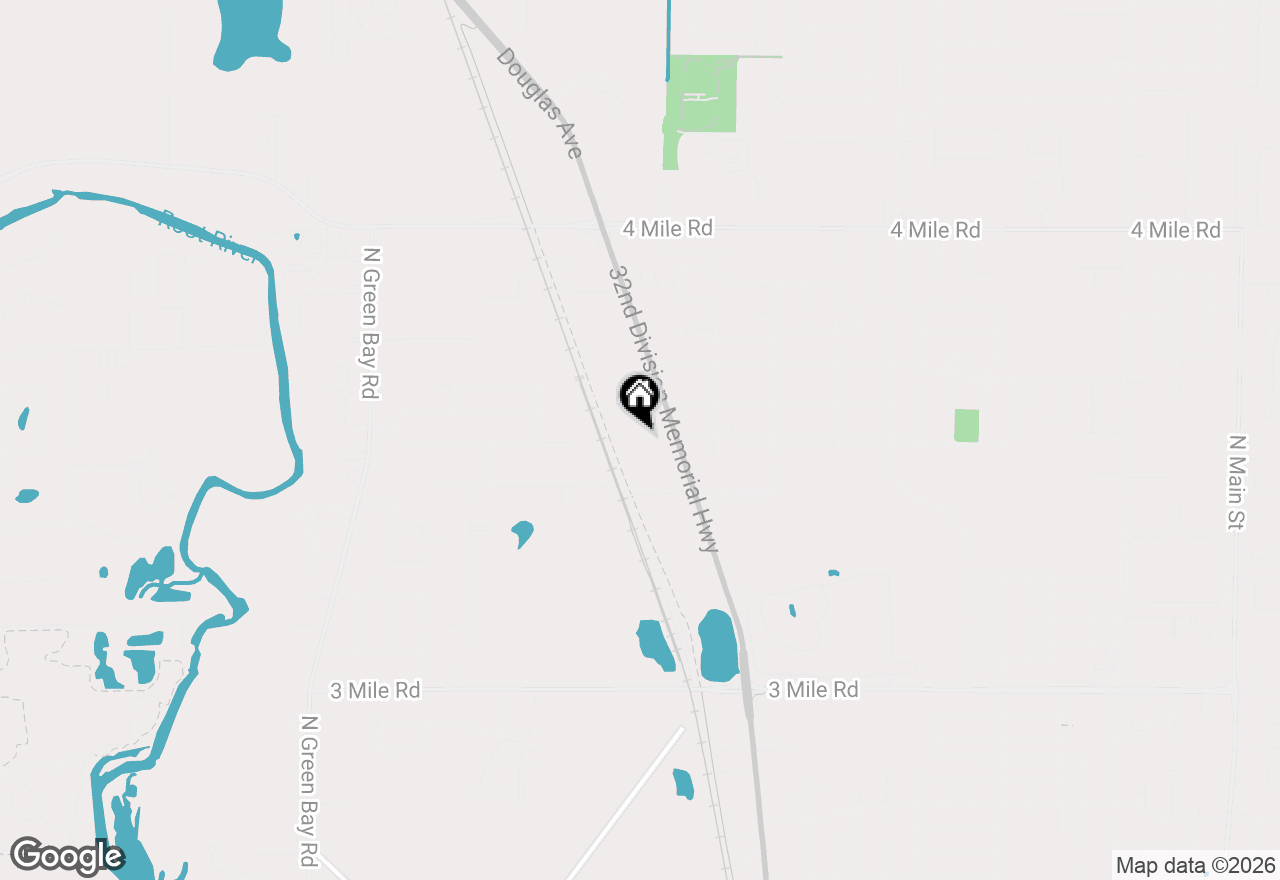 Map of 4534 Douglas Ave, Racine, WI 53404