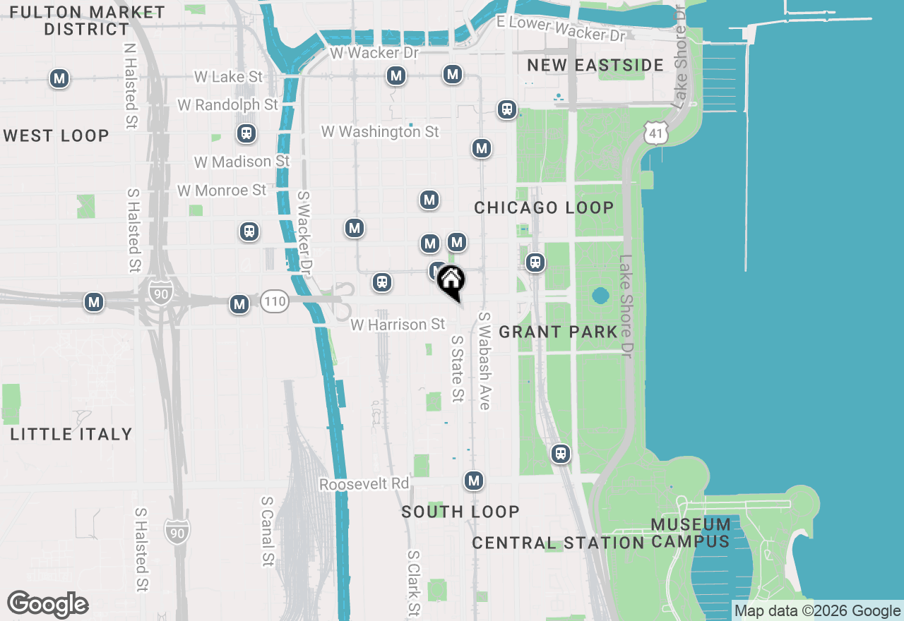 Map of 520 S State Street #711, Chicago, IL 60605