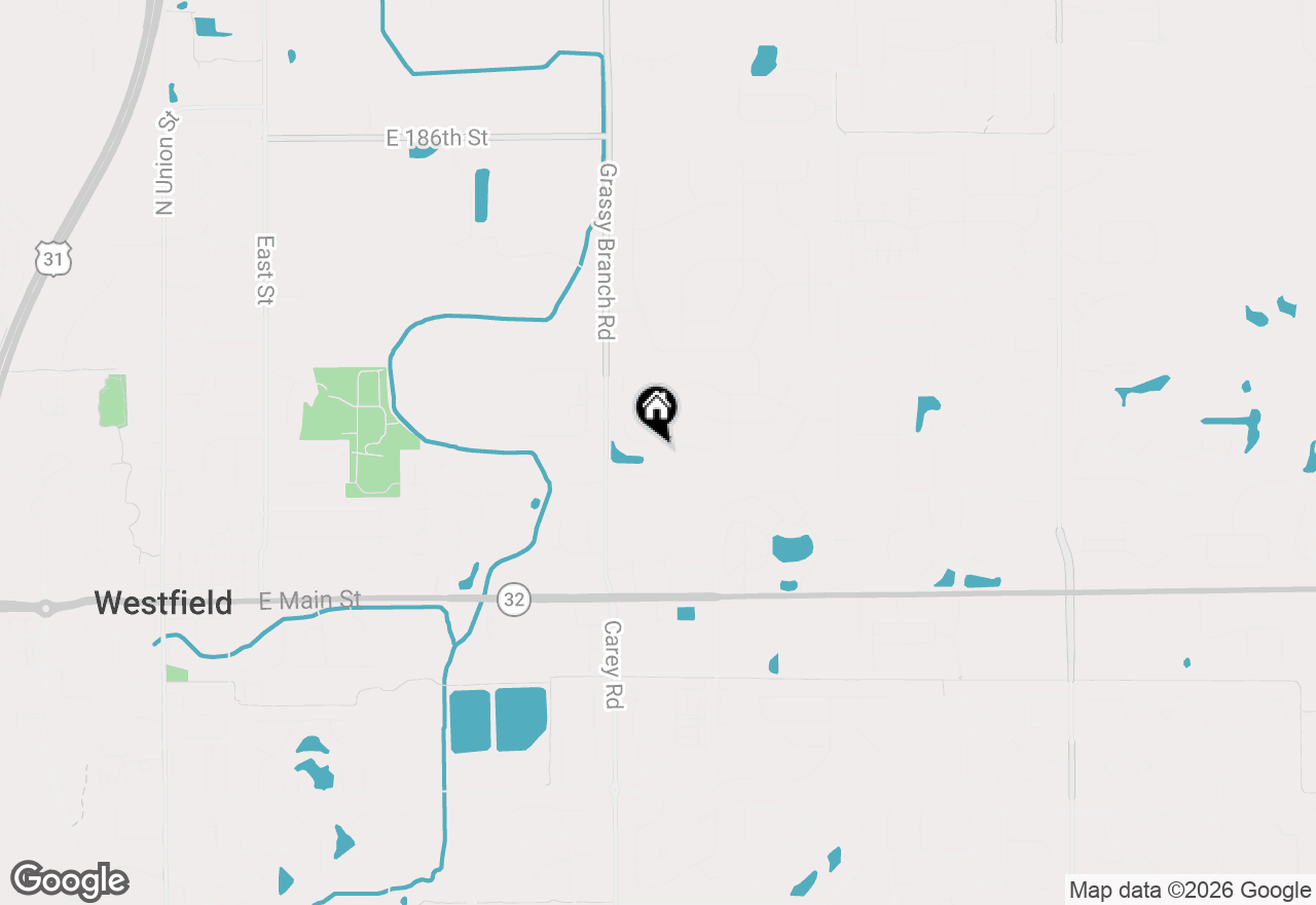 Map of 17935 Grassy Knoll Drive, Westfield, IN 46074