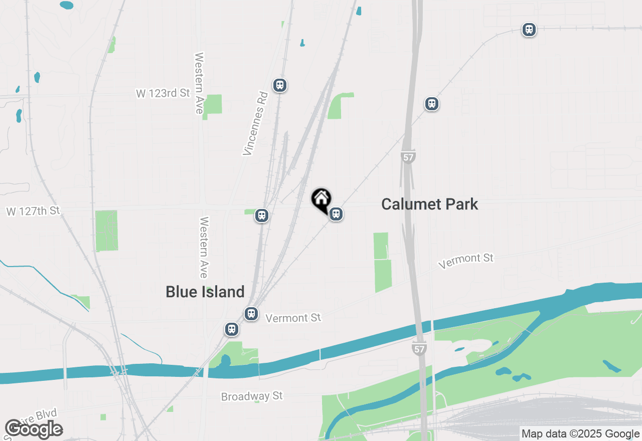 Map of 12731 Division Street, Blue Island, IL 60406