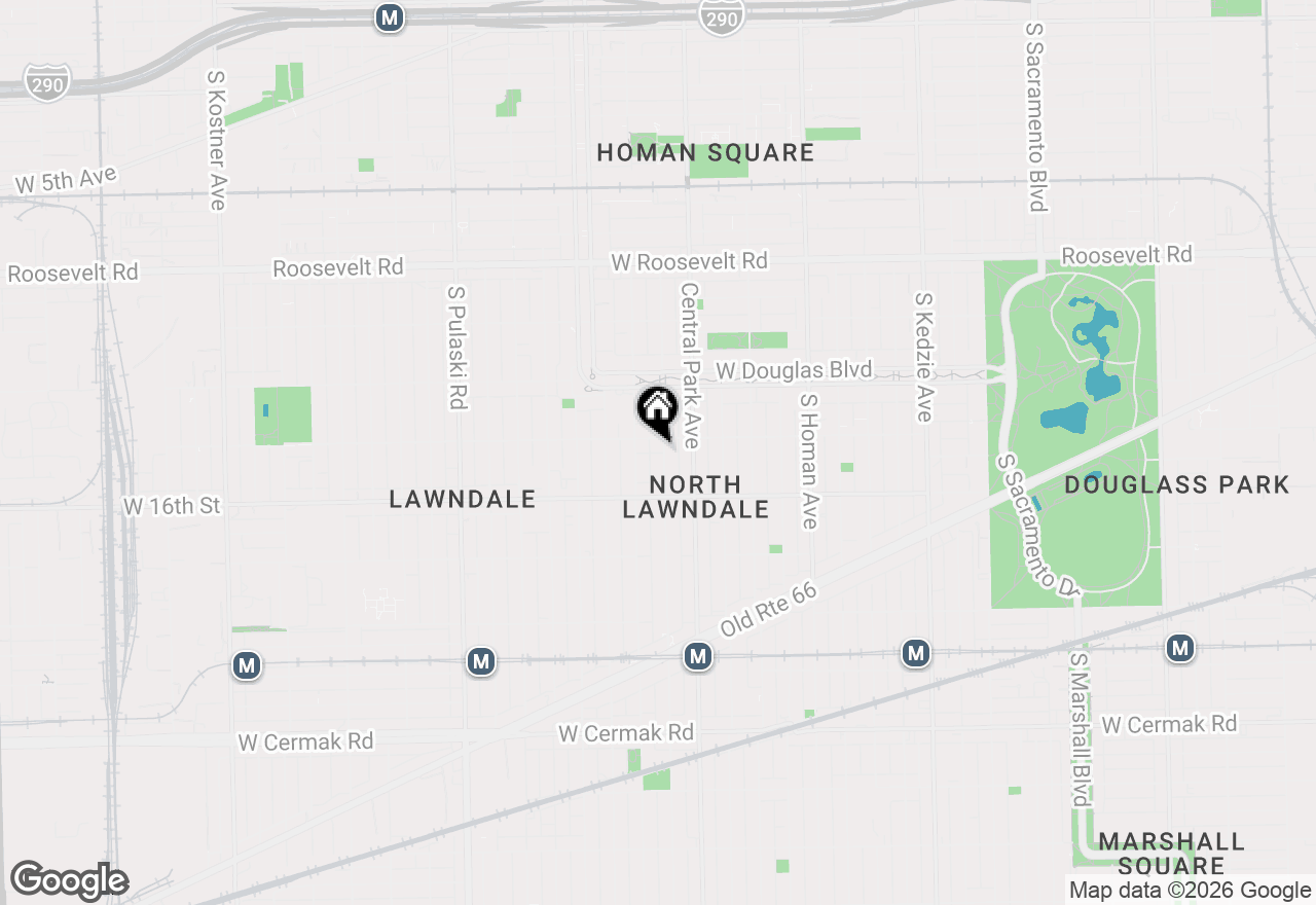 Map of 1510 S Millard Avenue, Chicago, IL 60623