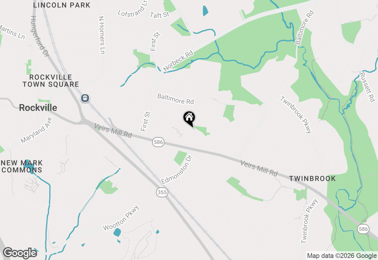 Map of 310 Edmonston Drive, Rockville, MD 20851