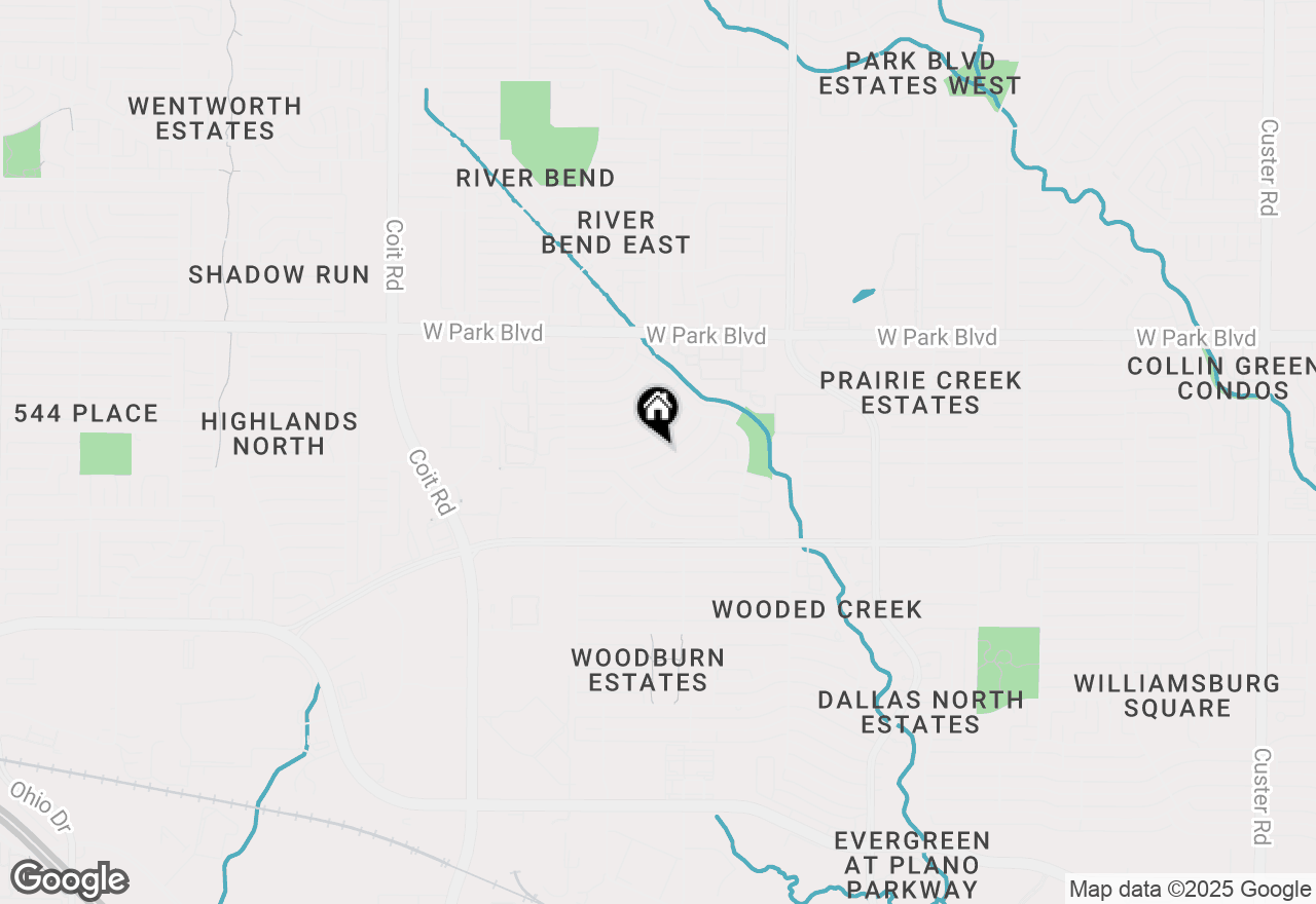 Map of 3512 Marwick Drive, Plano, TX 75075