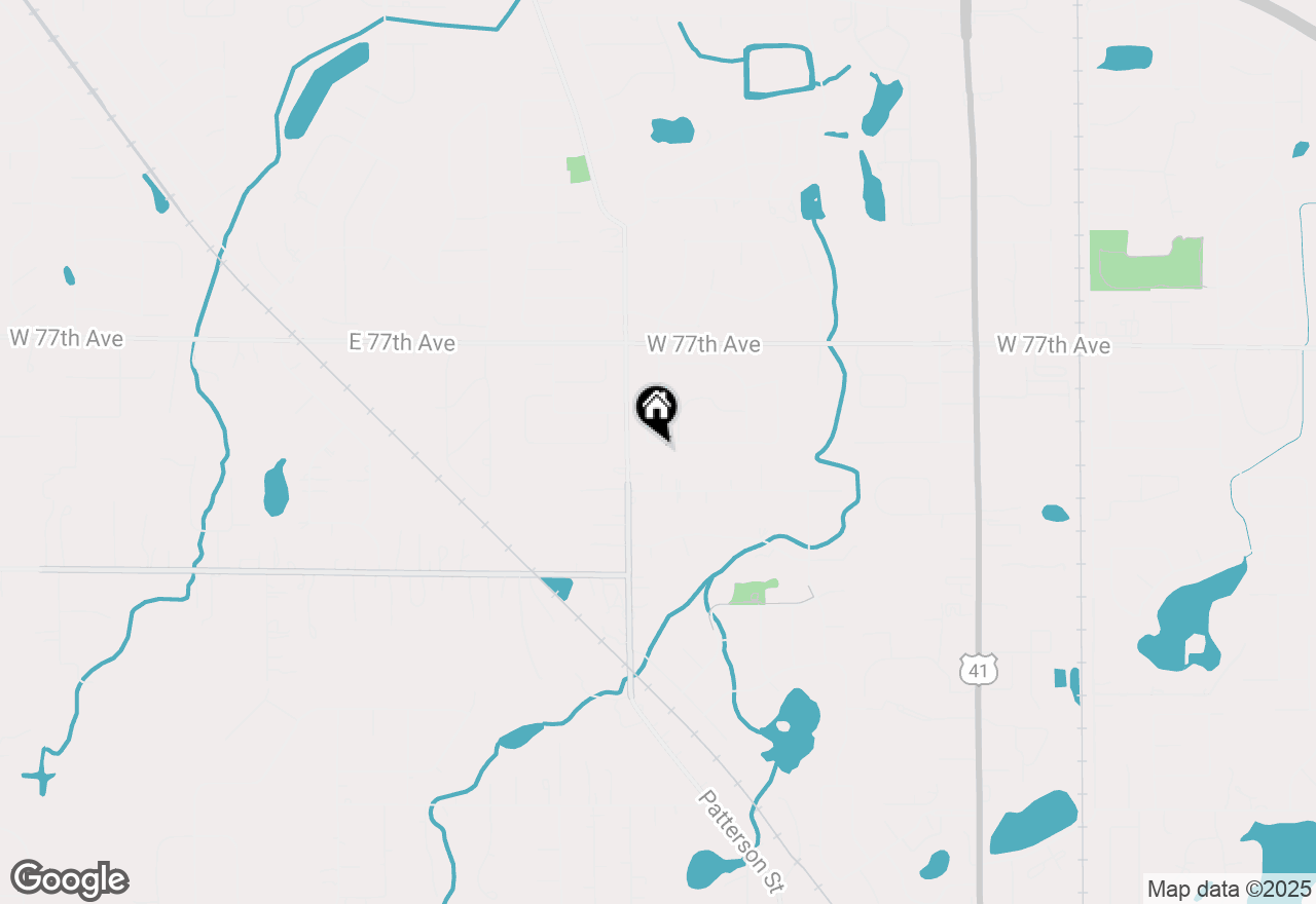 Map of 1323 Bemis Heights Avenue, Schererville, IN 46375