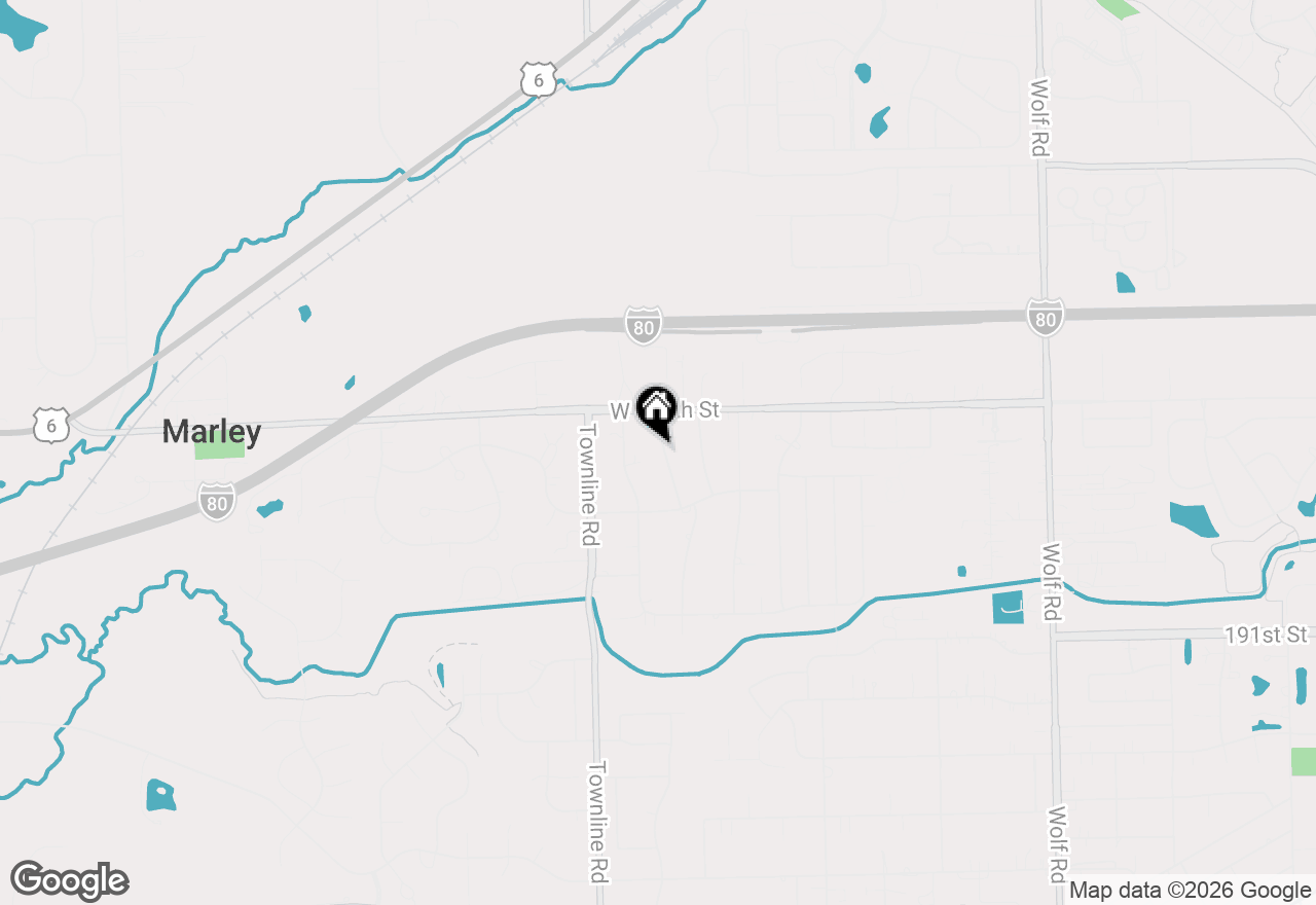 Map of 18742 S Marjorie Parkway, Mokena, IL 60448