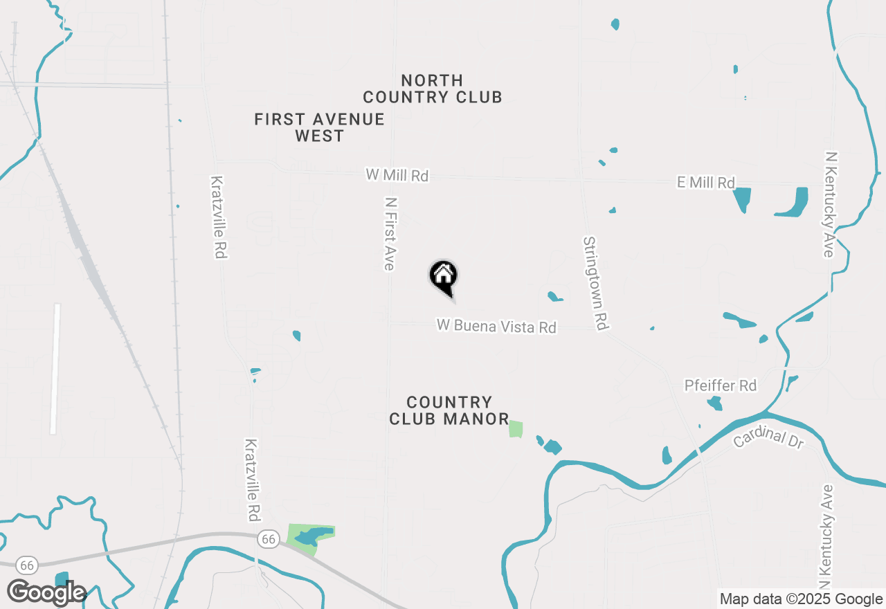 Map of 501 Greenleaf Drive, Evansville, IN 47710