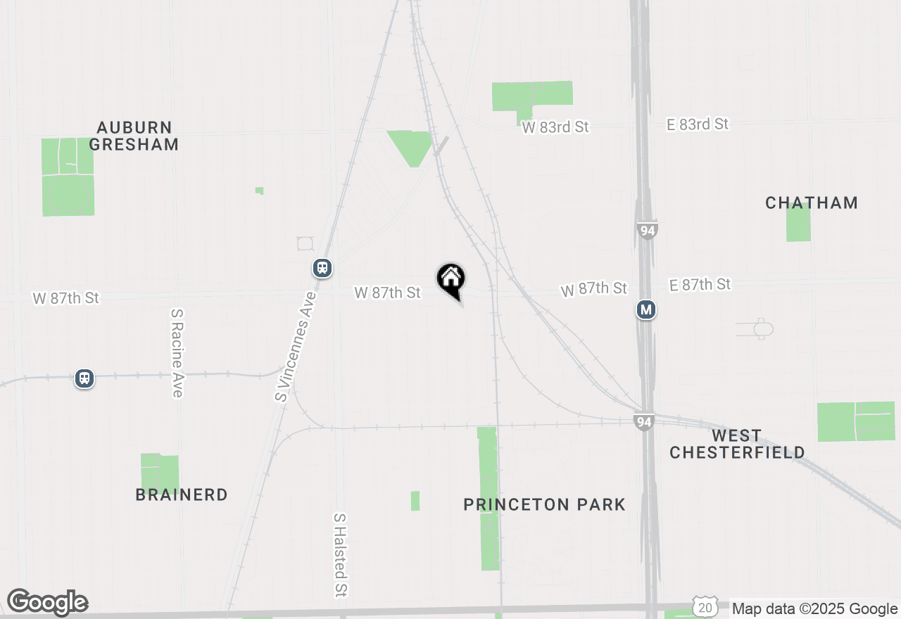 Map of 8718 S Normal Avenue, Chicago, IL 60620