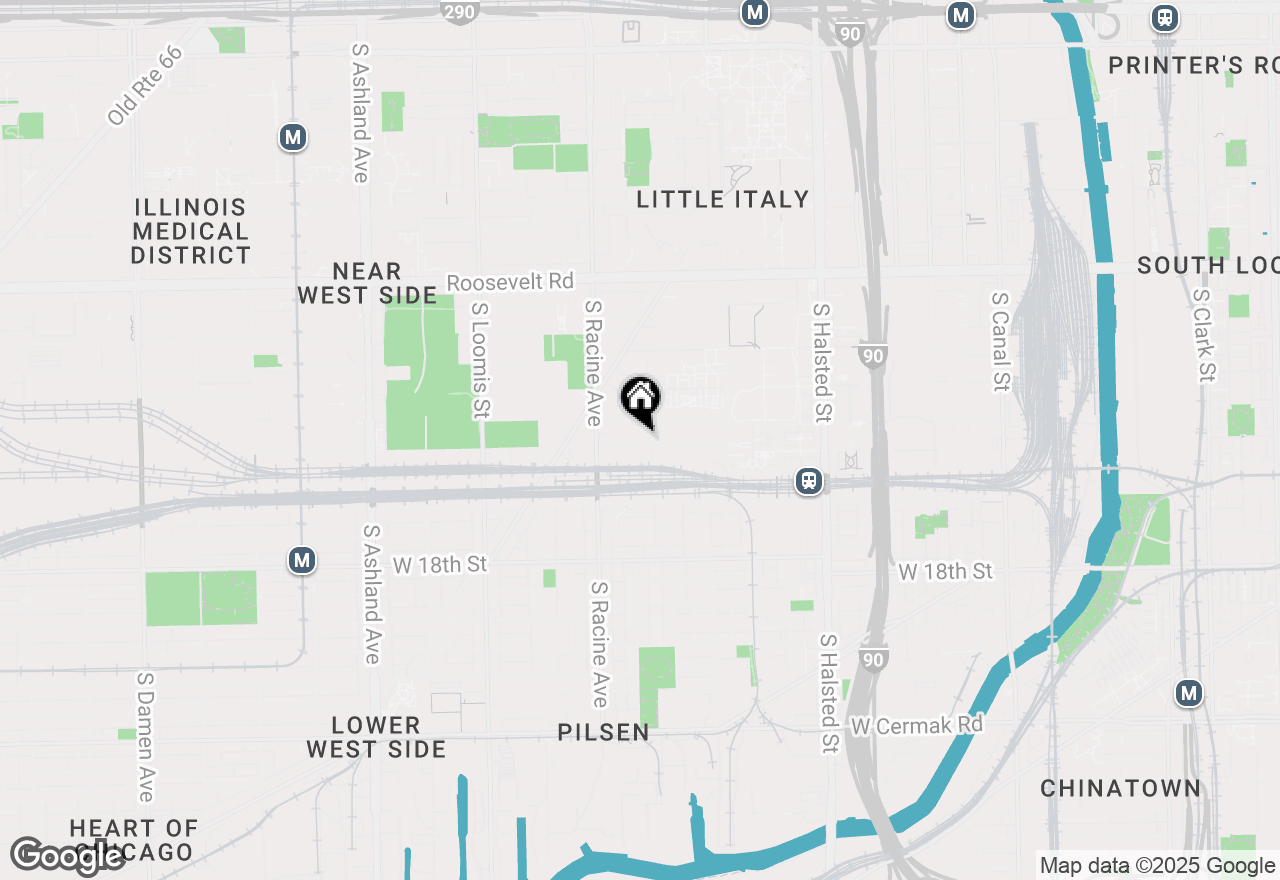 Map of 1110 W 15th Street #318, Chicago, IL 60608