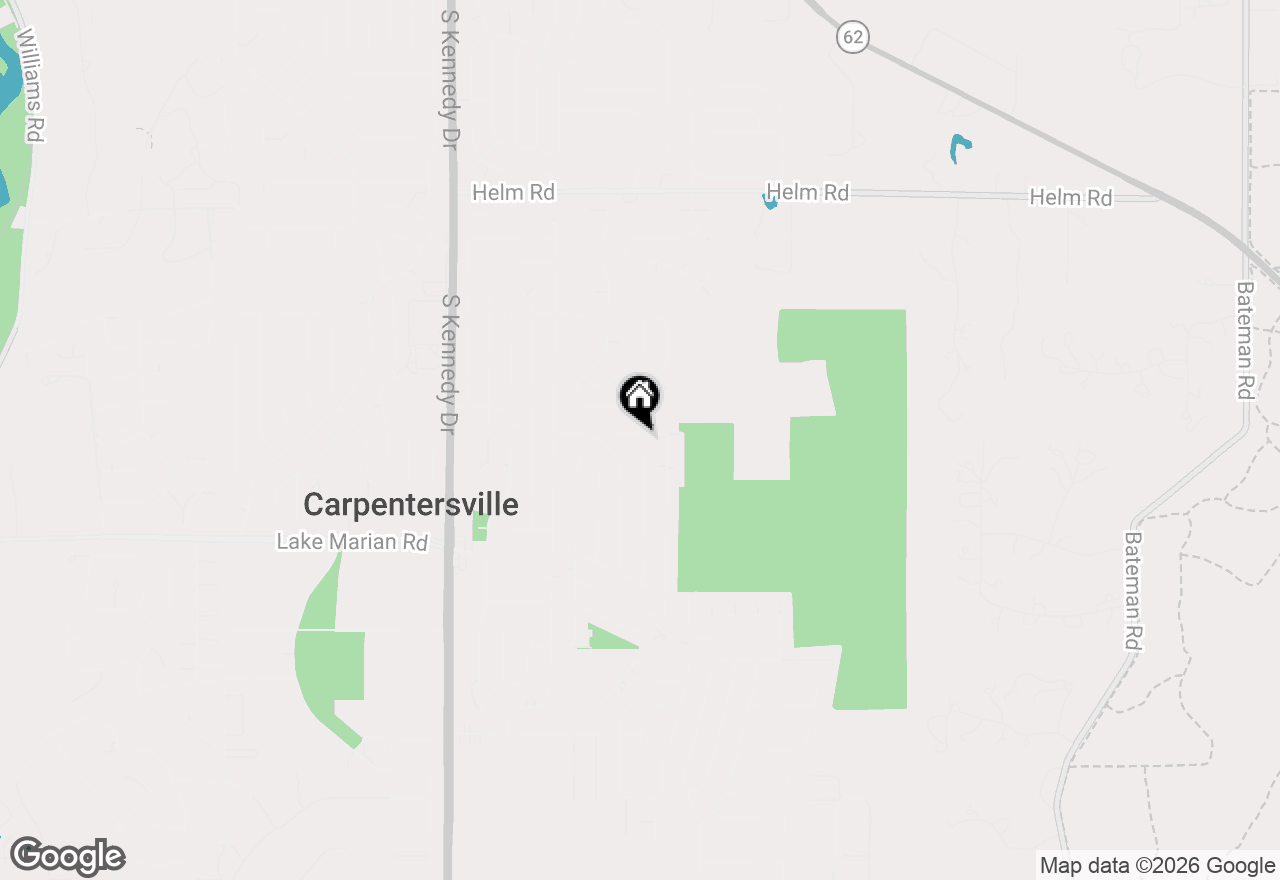Map of 73 Wren Road, Carpentersville, IL 60110