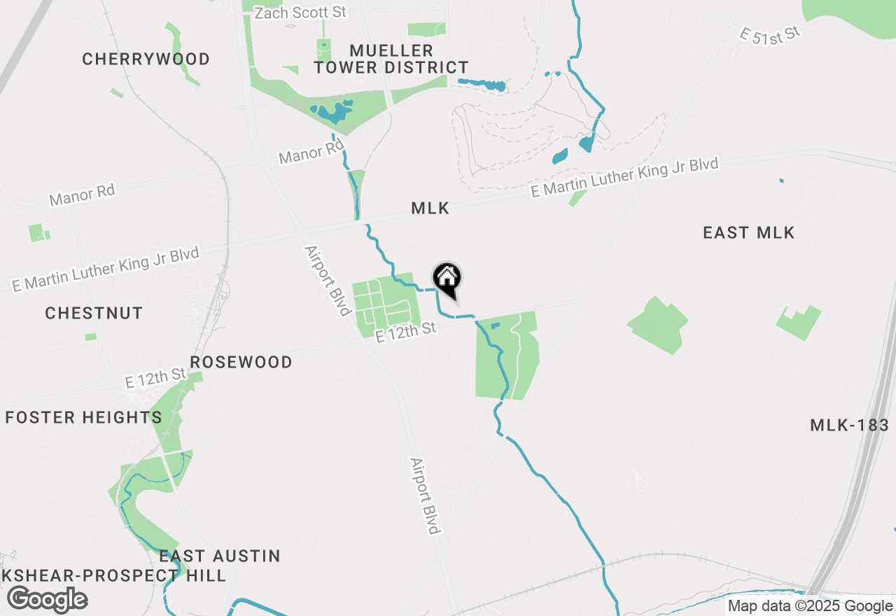 Map of 1210 E M Franklin Ave #B, Austin, TX 78721