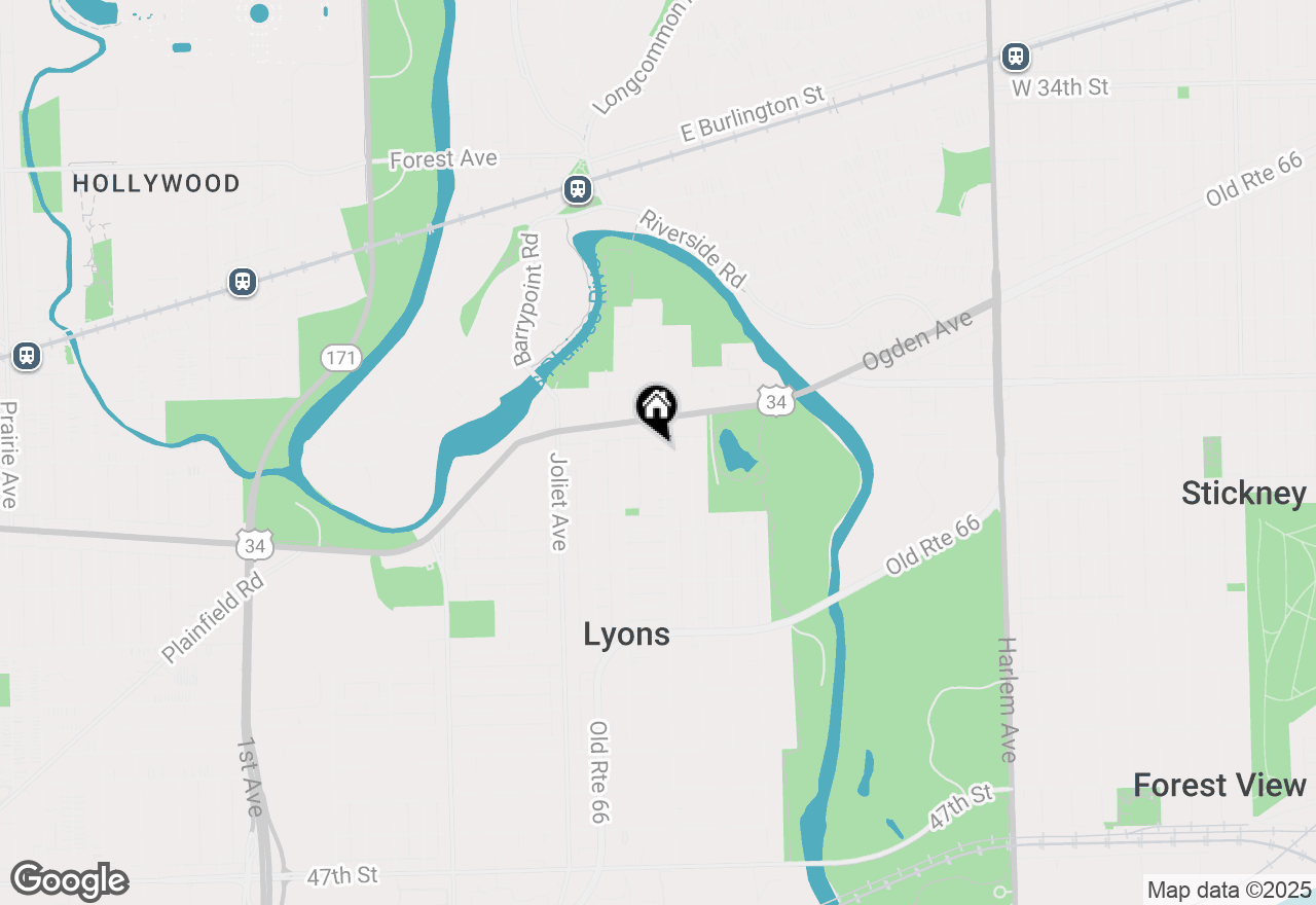 Map of 3950 Center Avenue, Lyons, IL 60534