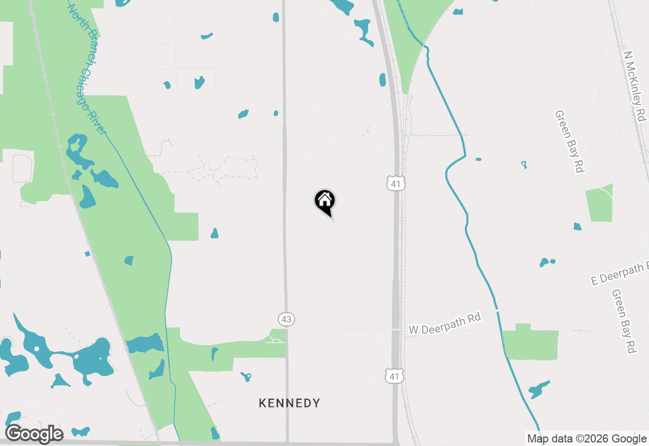 Map of Lot 9 Whitehall Lane, Lake Forest, IL 60045