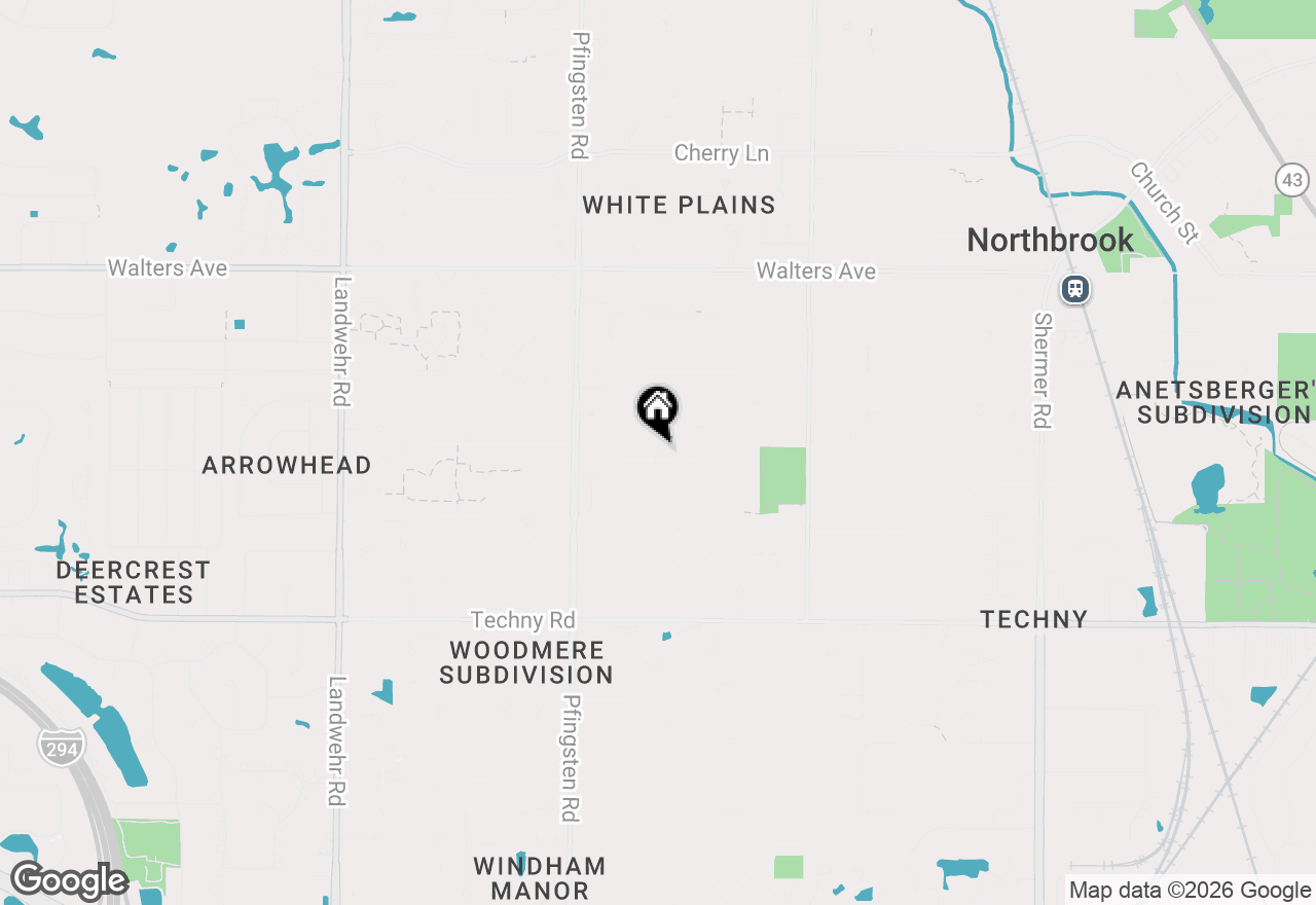 Map of 2626 Farnsworth Lane, Northbrook, IL 60062