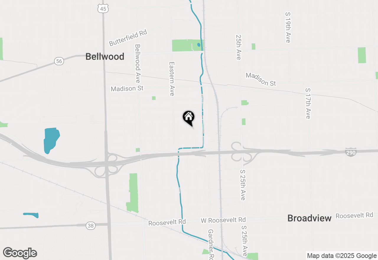 Map of 1026 31 Avenue S, Bellwood, IL 60104
