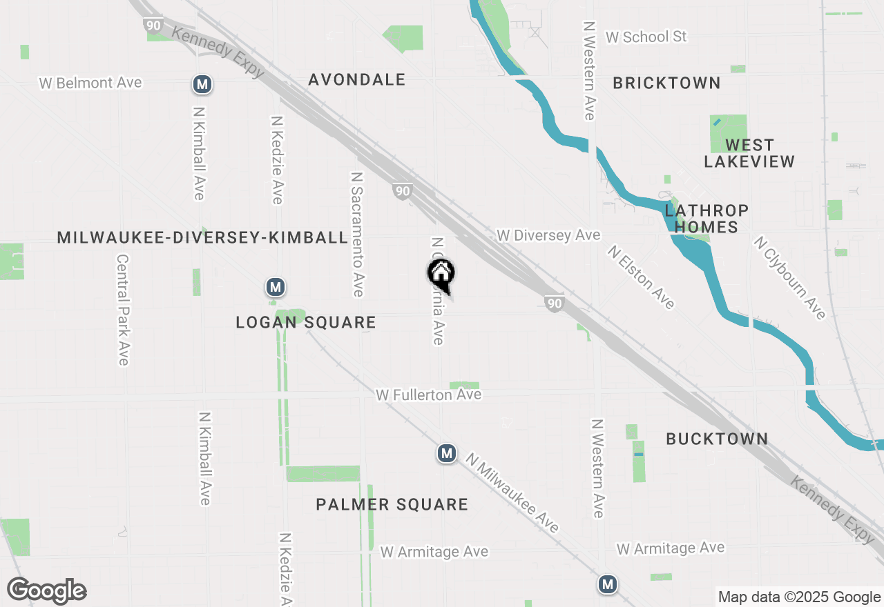 Map of 2601 N California Avenue, Chicago, IL 60647