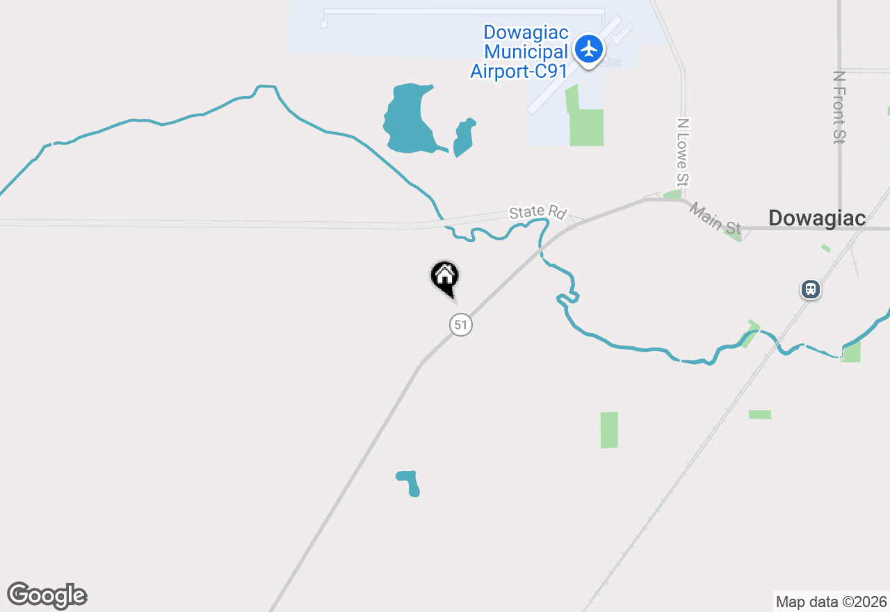 Map of VL Amerihost Drive, Dowagiac, MI 49047