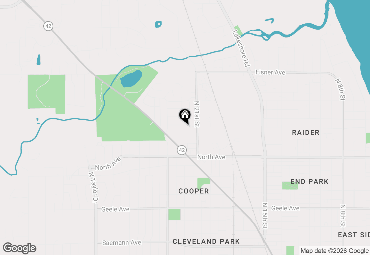 Map of 2305 Mayflower Ave, Sheboygan, WI 53083