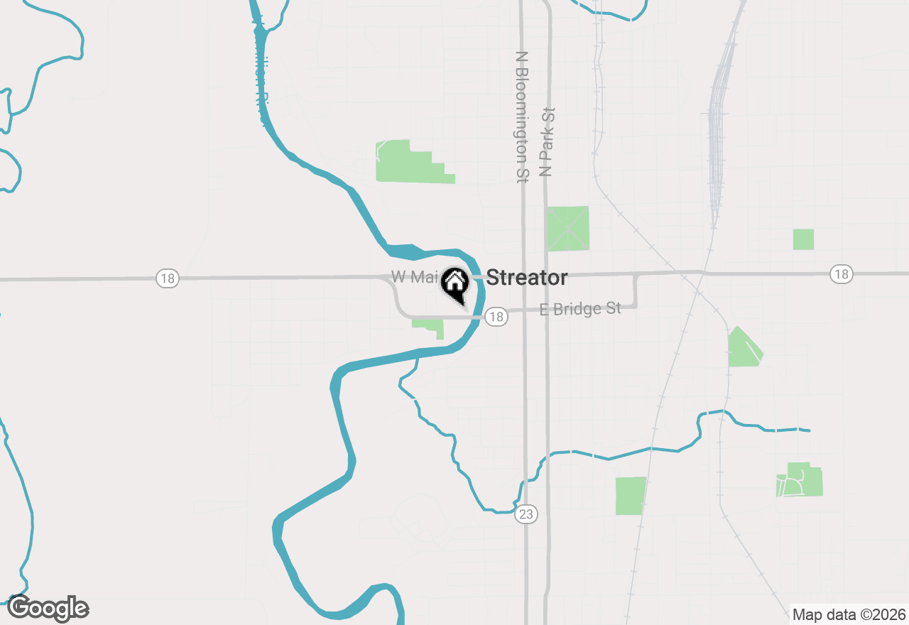 Map of 314 W Bridge Street, Streator, IL 61364