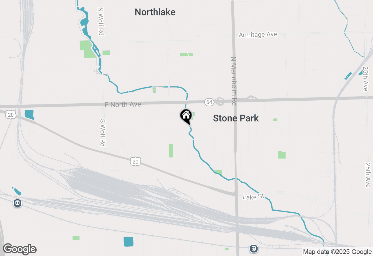 Map of 316 Victoria Drive, Northlake, IL 60164