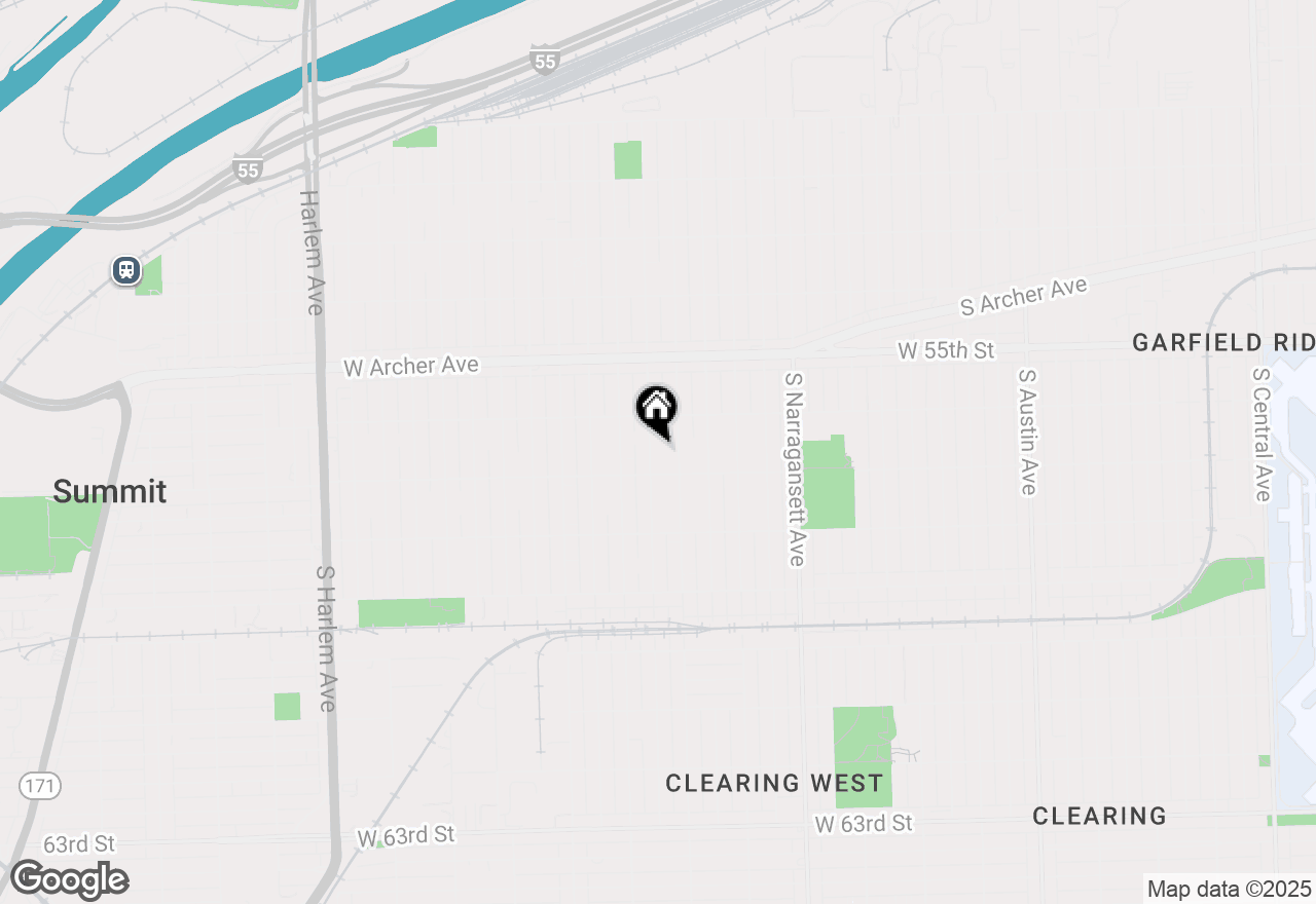 Map of 5637 S Natoma Avenue, Chicago, IL 60638