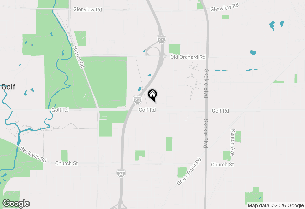 Map of 9629 Laramie Avenue, Skokie, IL 60077