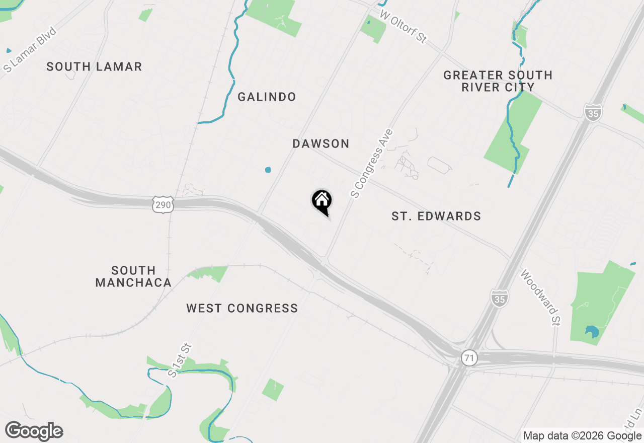 Map of 211 Lessin Ln #B, Austin, TX 78704