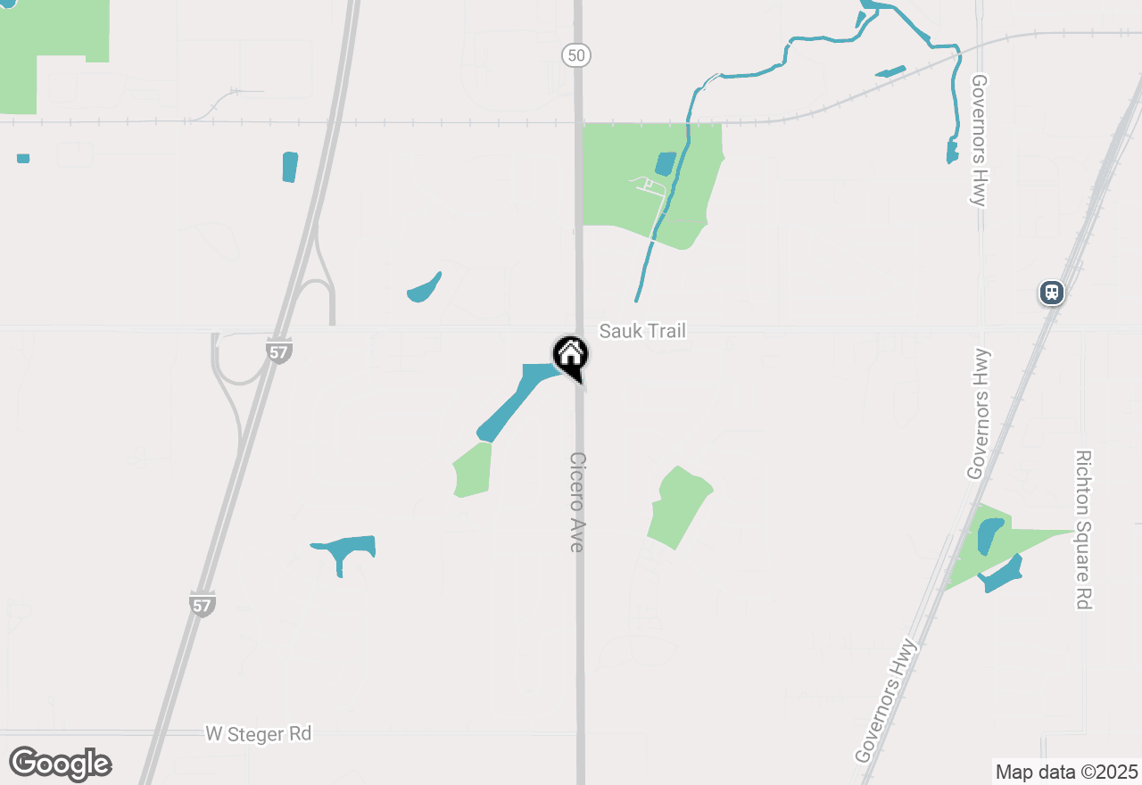 Map of 22403 Lakeshore Drive, Richton Park, IL 60471