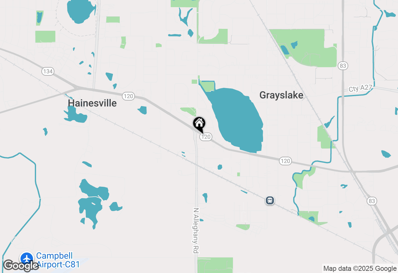 Map of 32857 N Alleghany Road #EAST, Grayslake, IL 60030