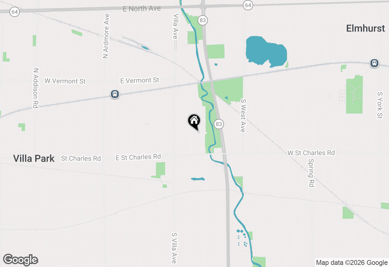 Map of 243 S Oakland, Elmhurst, IL 60126