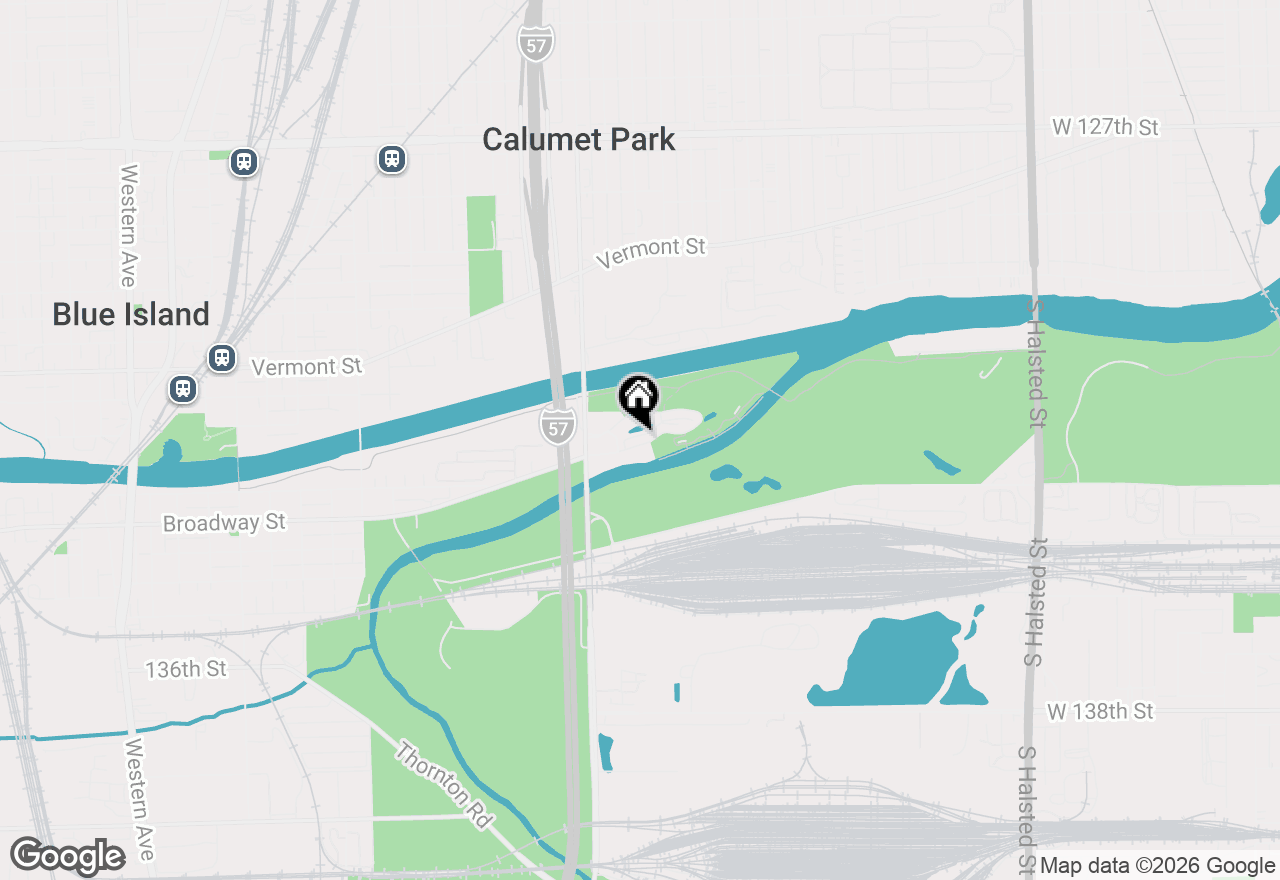 Map of 1516 Broadway Street, Blue Island, IL 60406