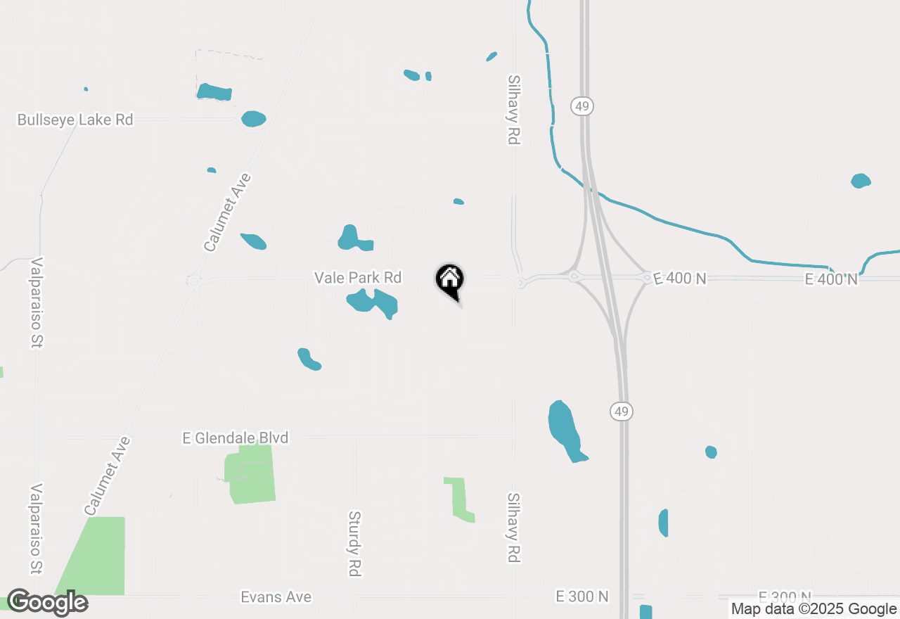 Map of 2504 Club Court, Valparaiso, IN 46383