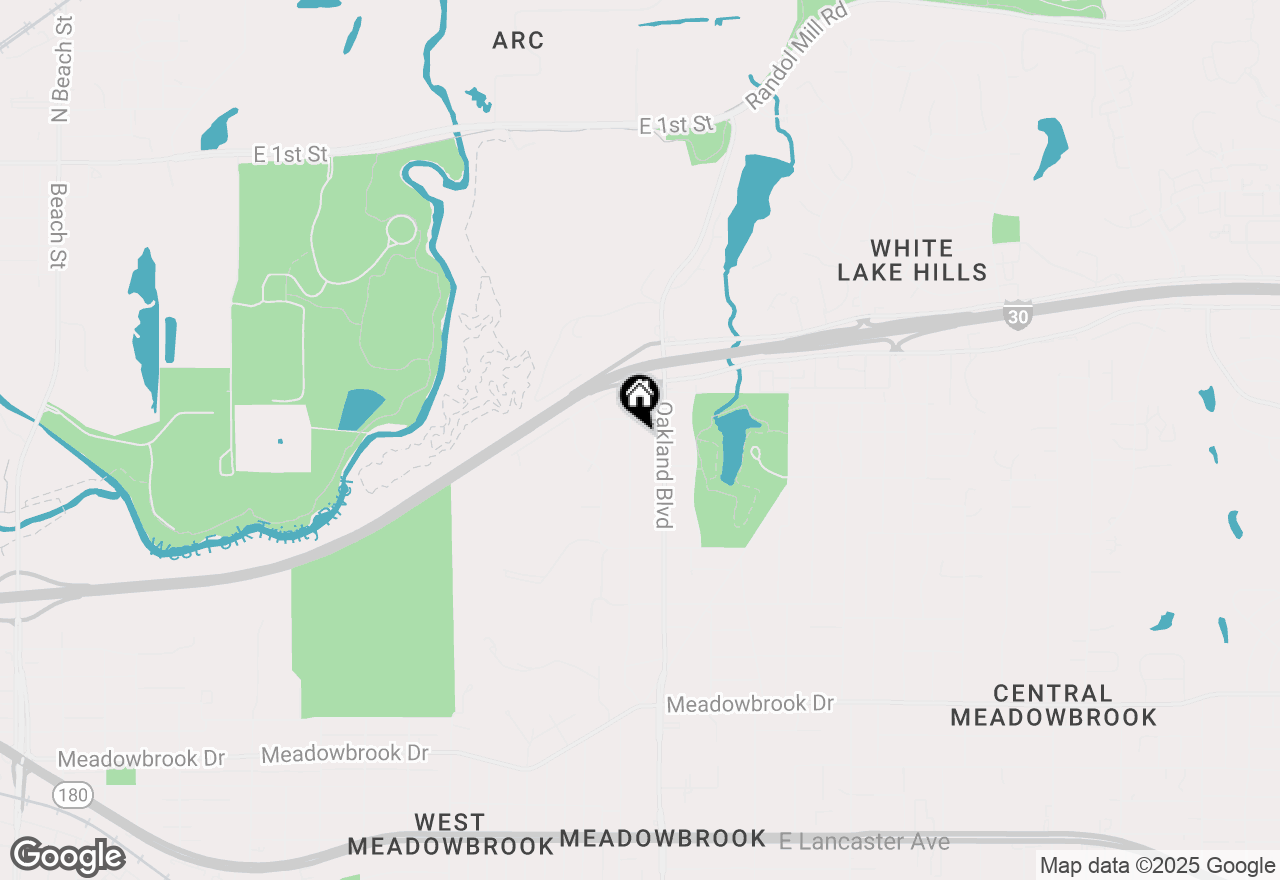 Map of 1613 Martel Avenue, Fort Worth, TX 76103