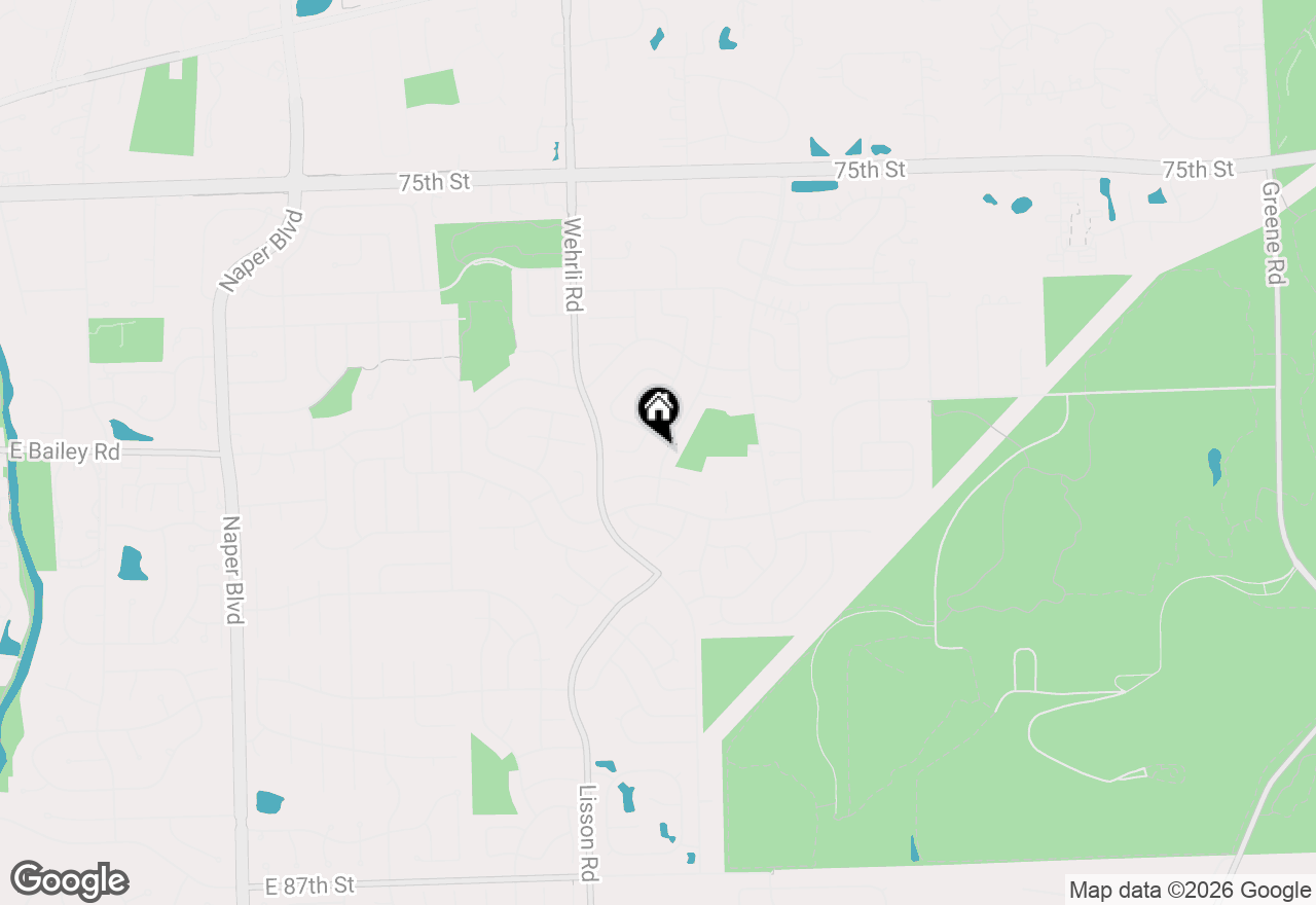 Map of 1653 Kenyon Drive, Naperville, IL 60565