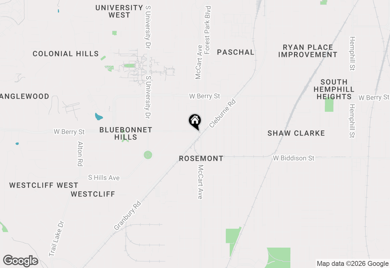 Map of 2509 Benbrook Boulevard #902, Fort Worth, TX 76109