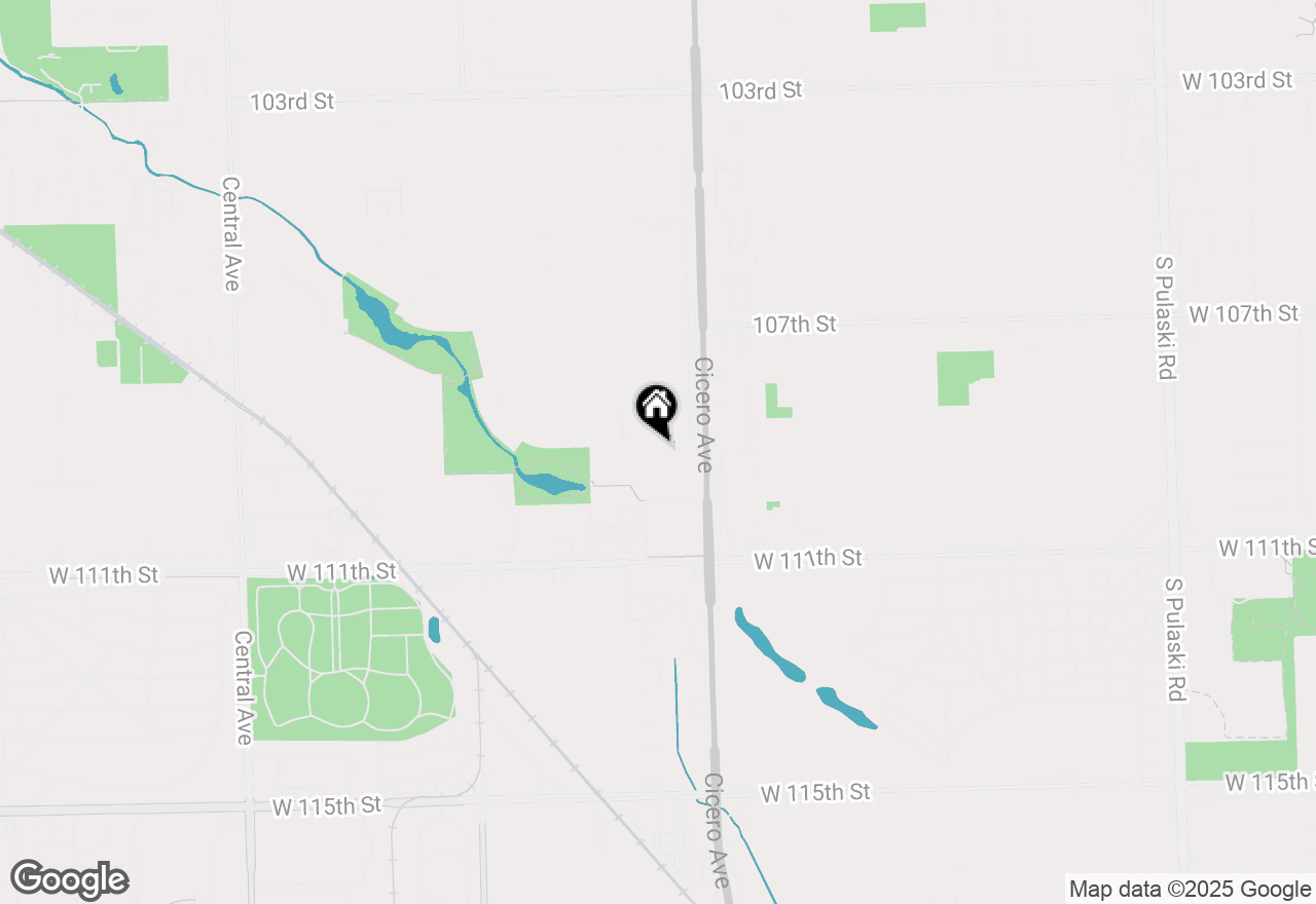 Map of 4825 W 109th Street #303, Oak Lawn, IL 60453