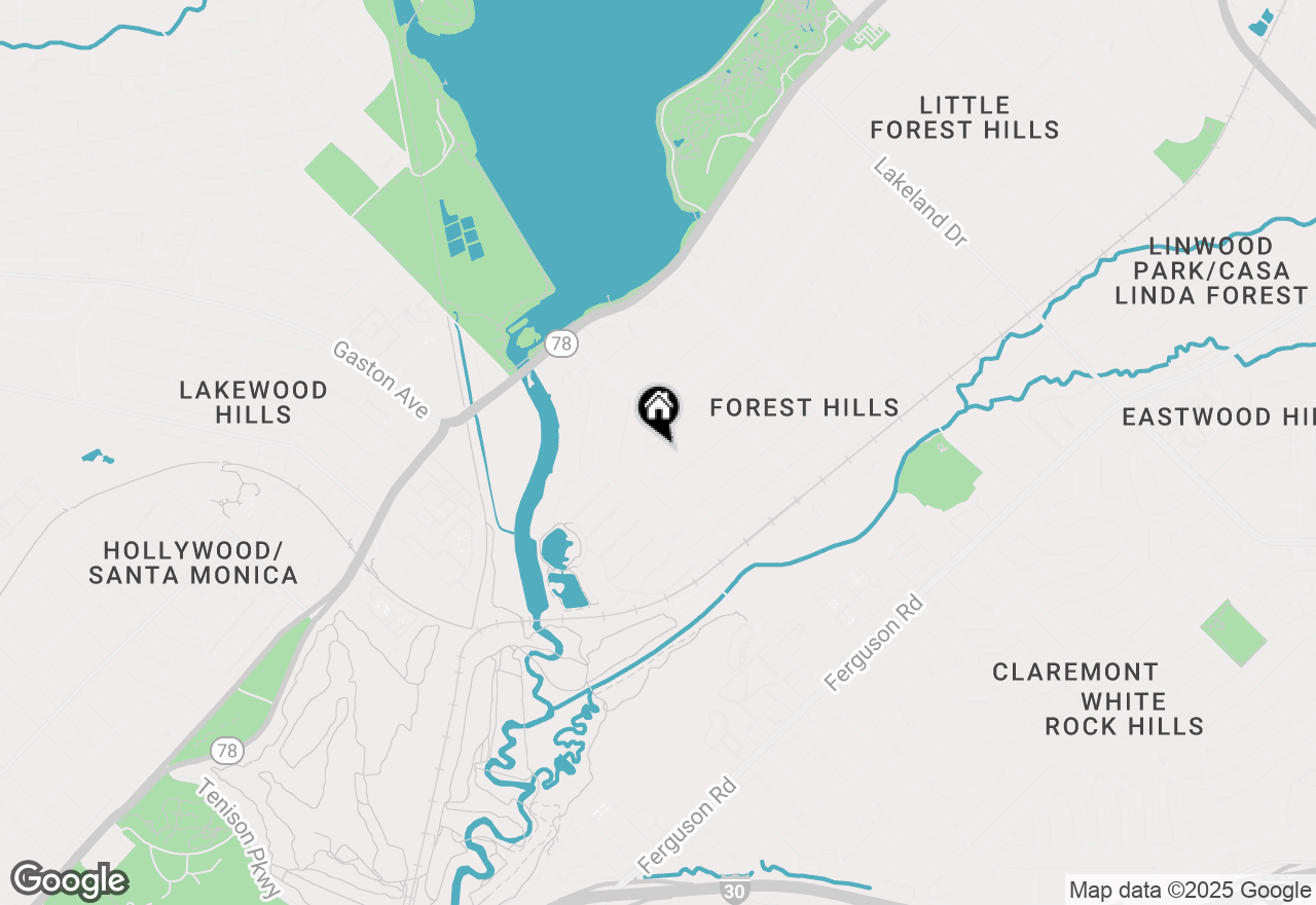 Map of 8115 Santa Clara Drive, Dallas, TX 75218