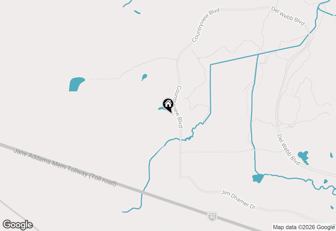 Map of 13962 Redmond Drive, Huntley, IL 60142
