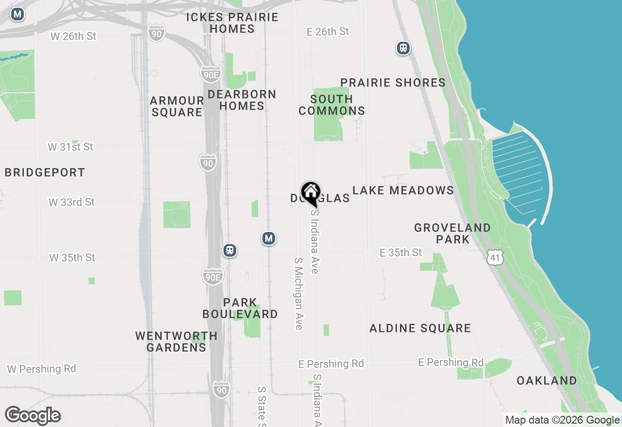 Map of 3330 S Indiana Avenue #2N, Chicago, IL 60616