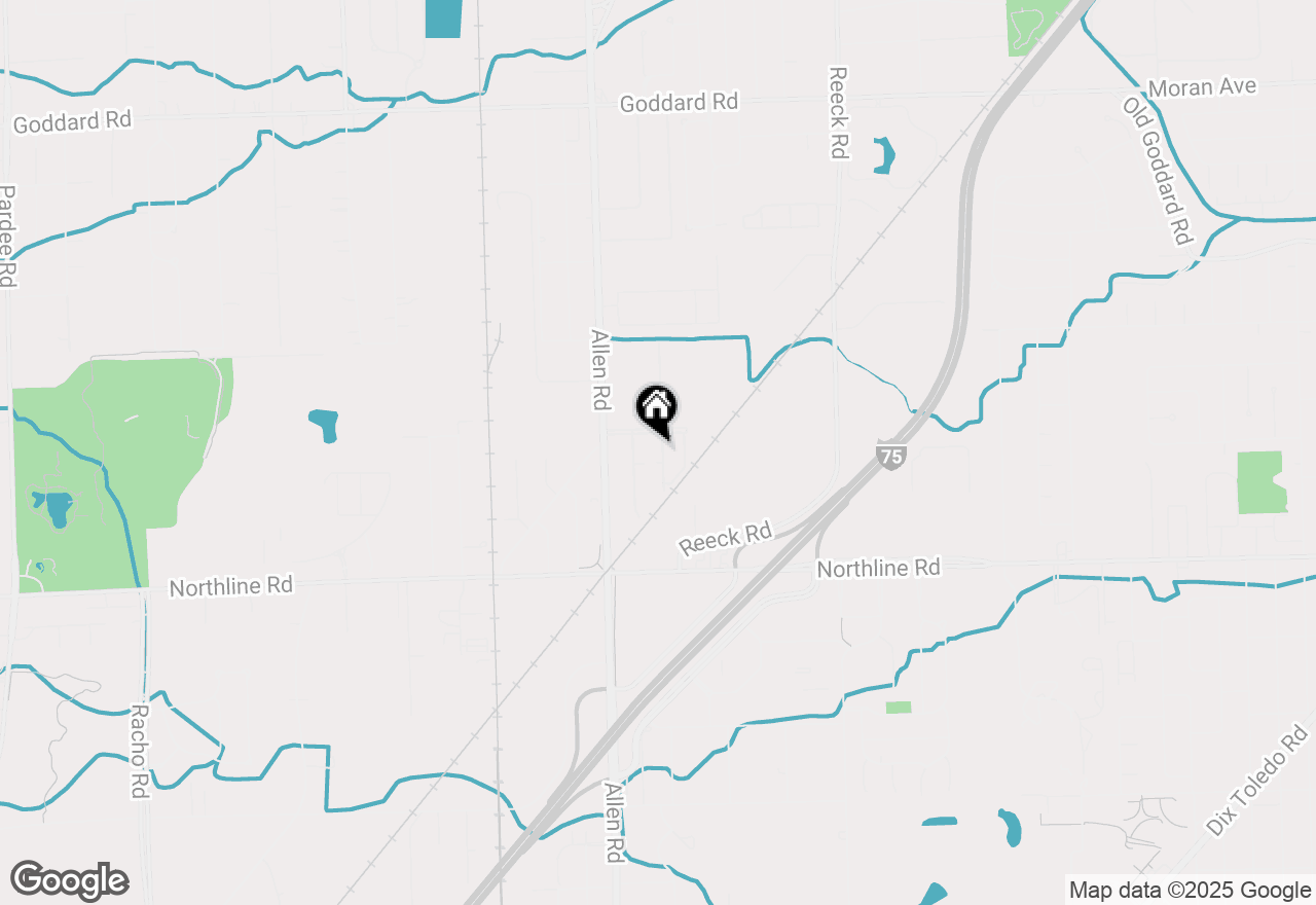 Map of 12409 First Avenue, Southgate, MI 48195