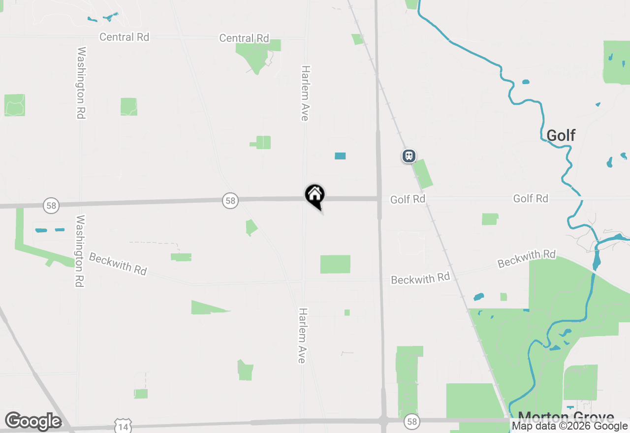 Map of 9516 Marion Avenue, Morton Grove, IL 60053