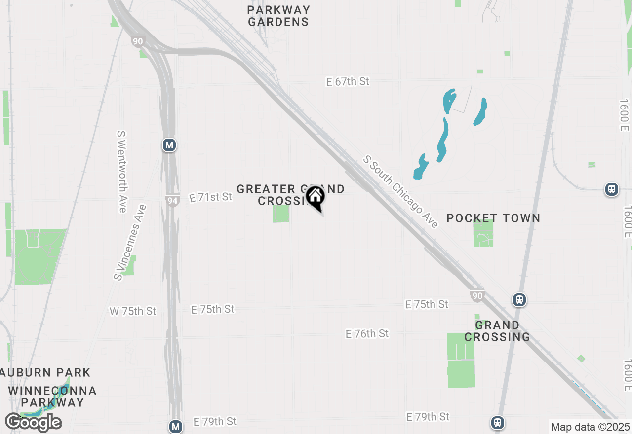 Map of 7150 S Eberhart Avenue, Chicago, IL 60619