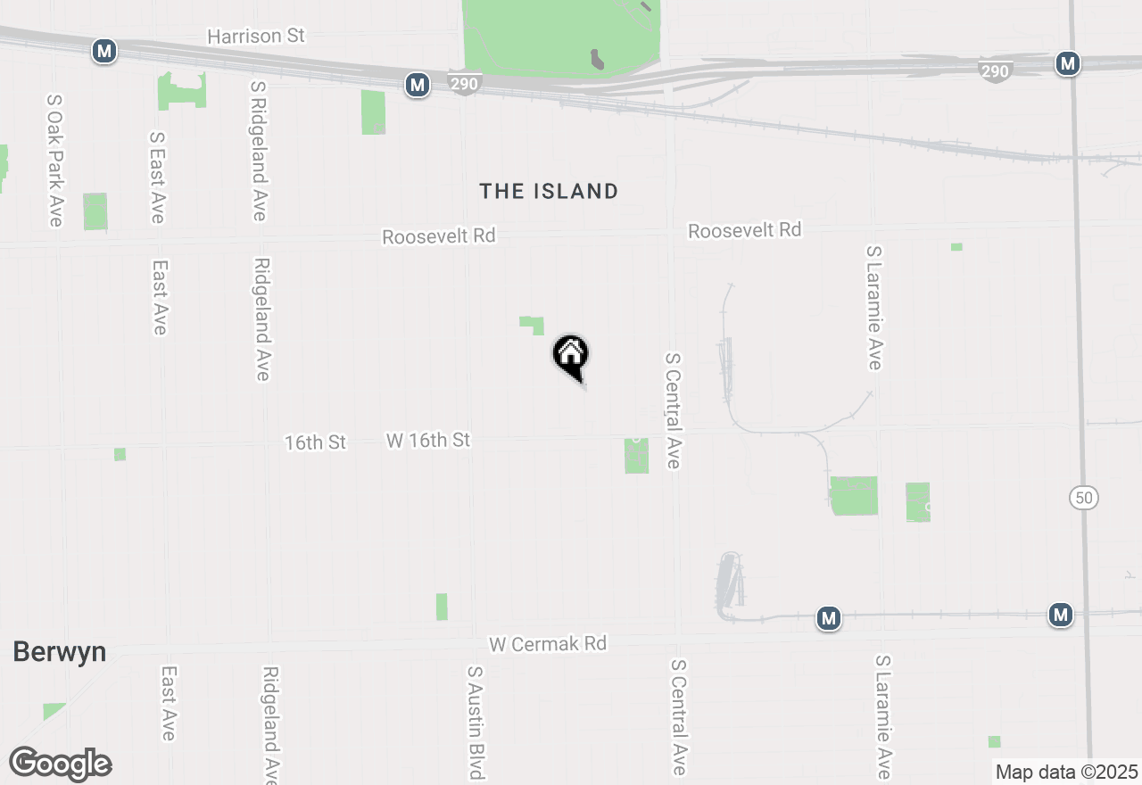 Map of 1504 S 58th Avenue, Cicero, IL 60804